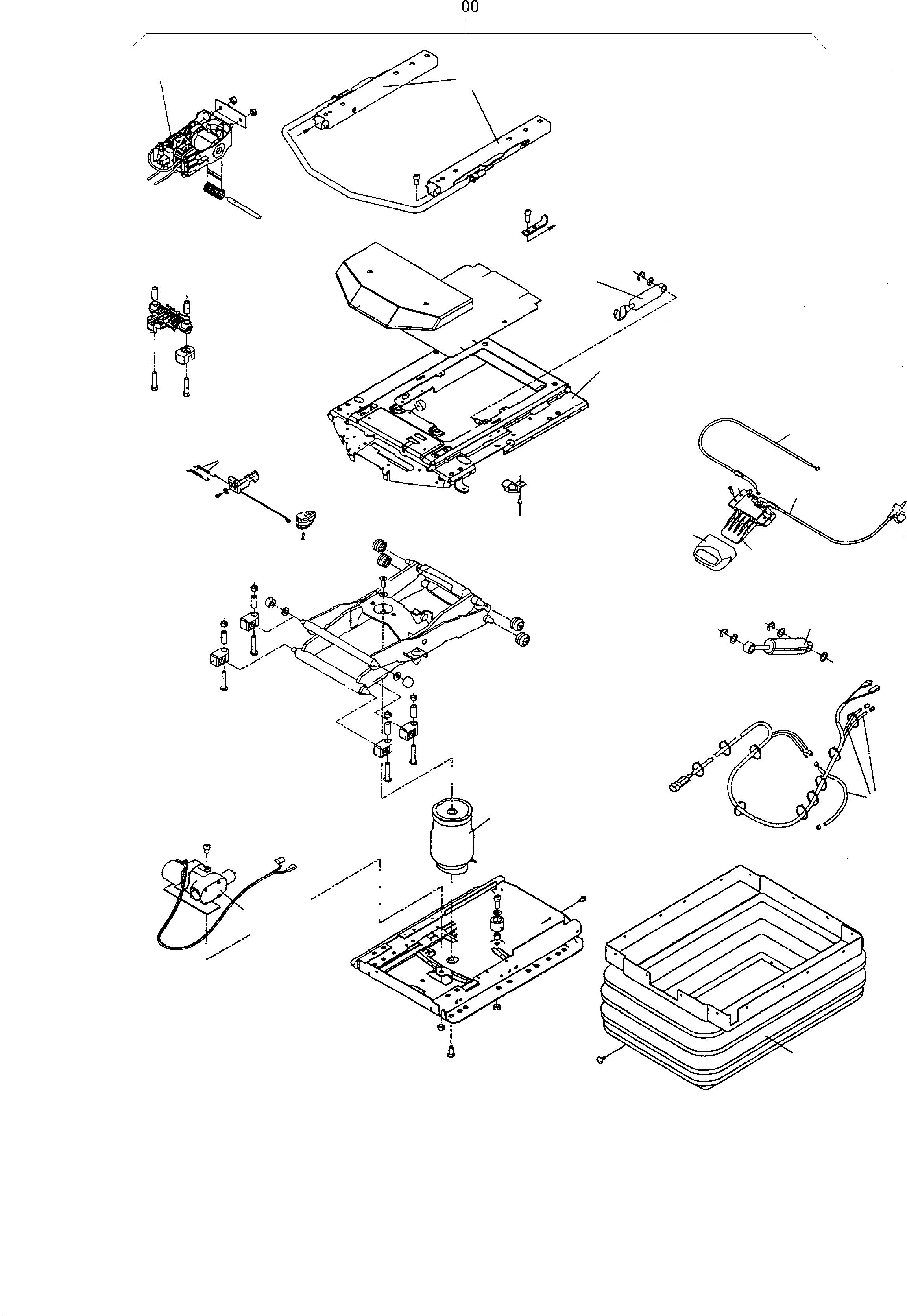 Air Suspension assy. 795 513 73 KOMATSU