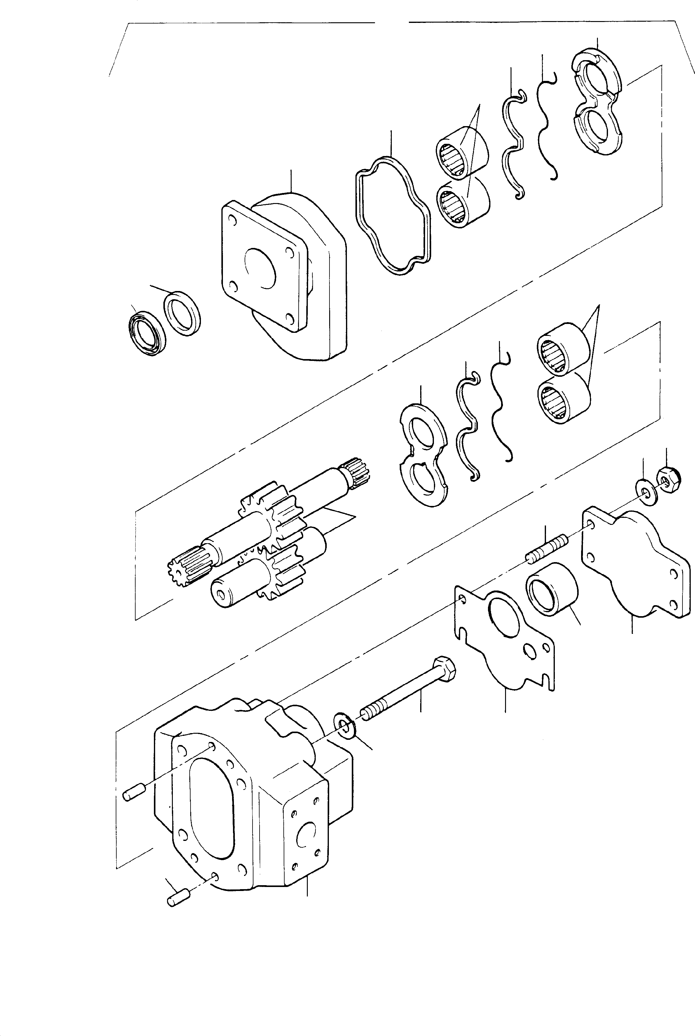 Seal kit fig-nos: 02,04,06,07 and 21 692 910 KOMATSU