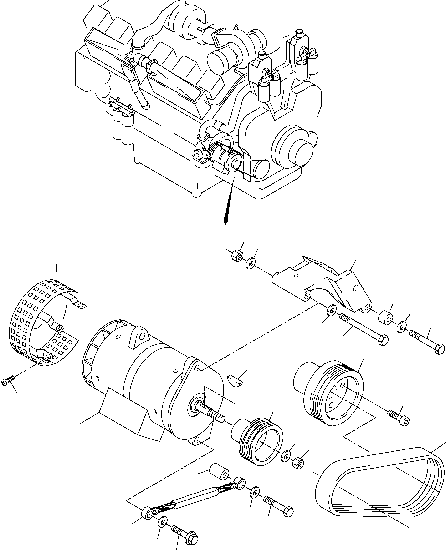 Задняя крышка 910 418 40 KOMATSU