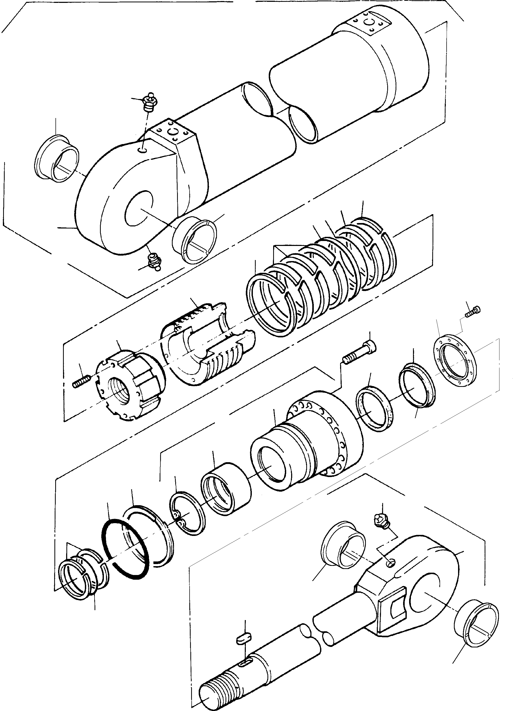 Комплект уплотнений 461 034 40 KOMATSU