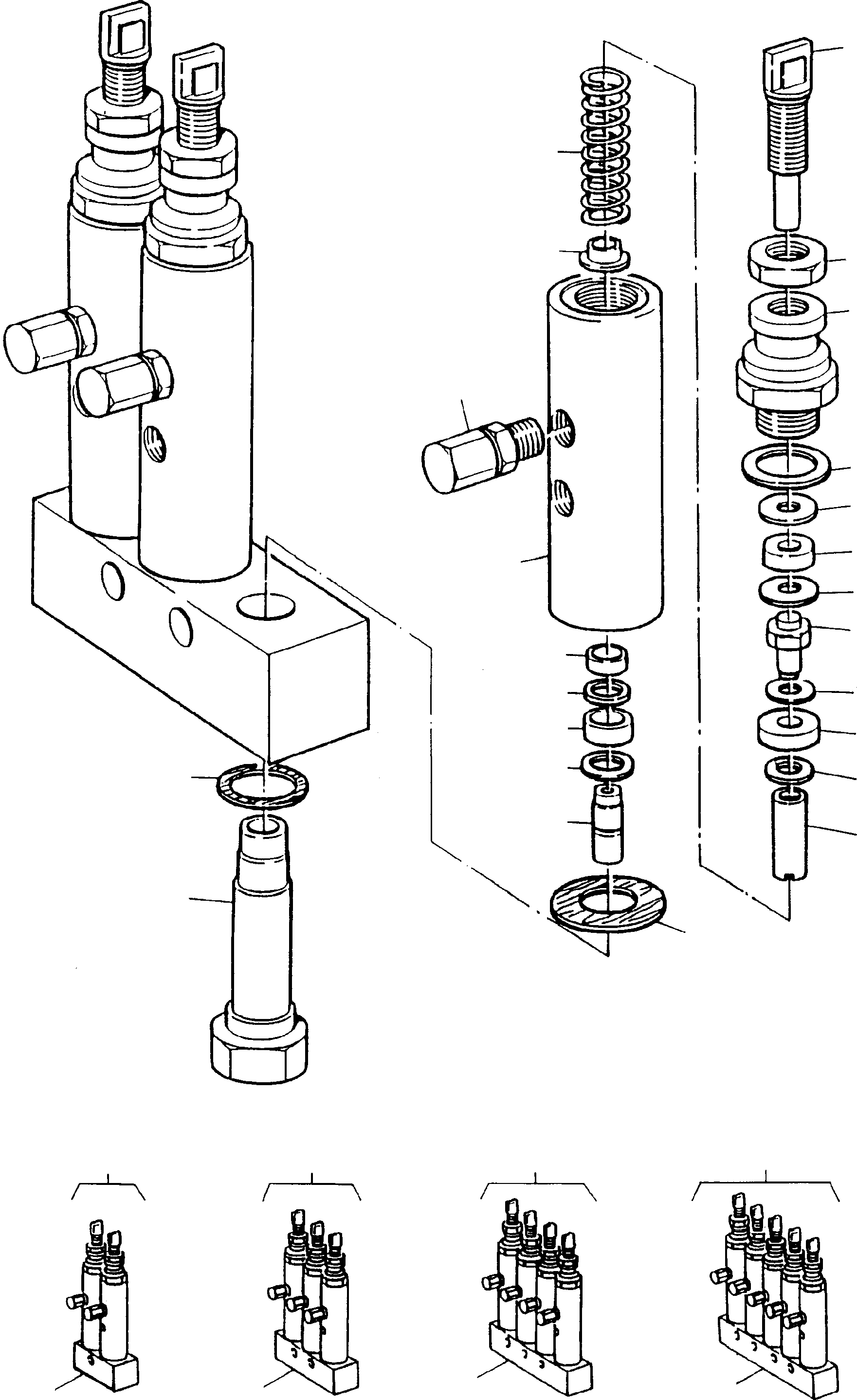Metering valve assy. 654 110 40 KOMATSU
