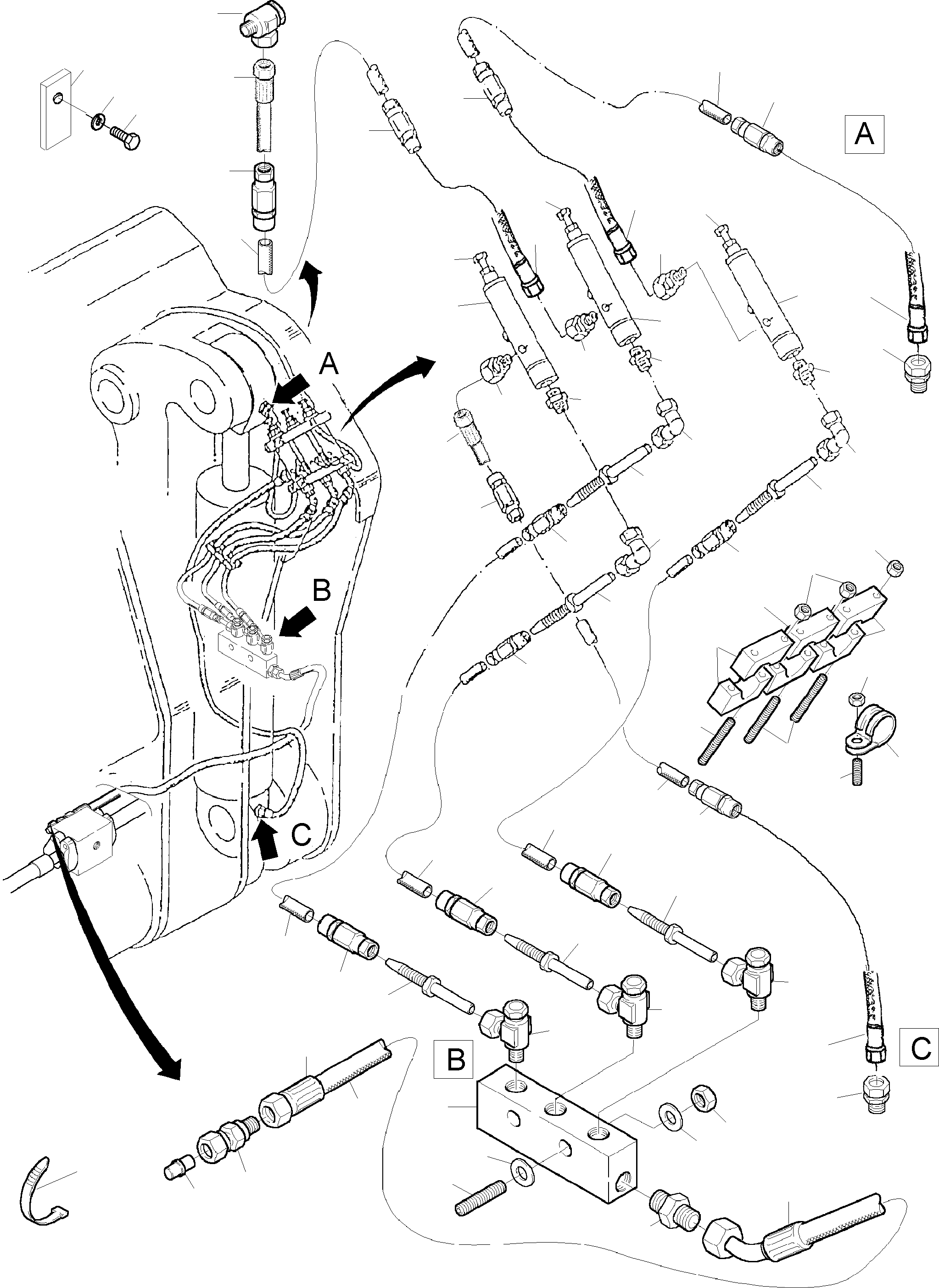Ниппель 461 282 40 KOMATSU