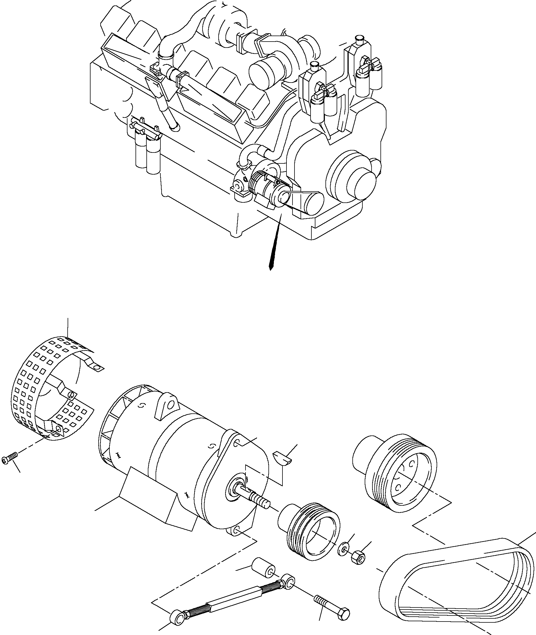 Задняя крышка 916 335 40 KOMATSU