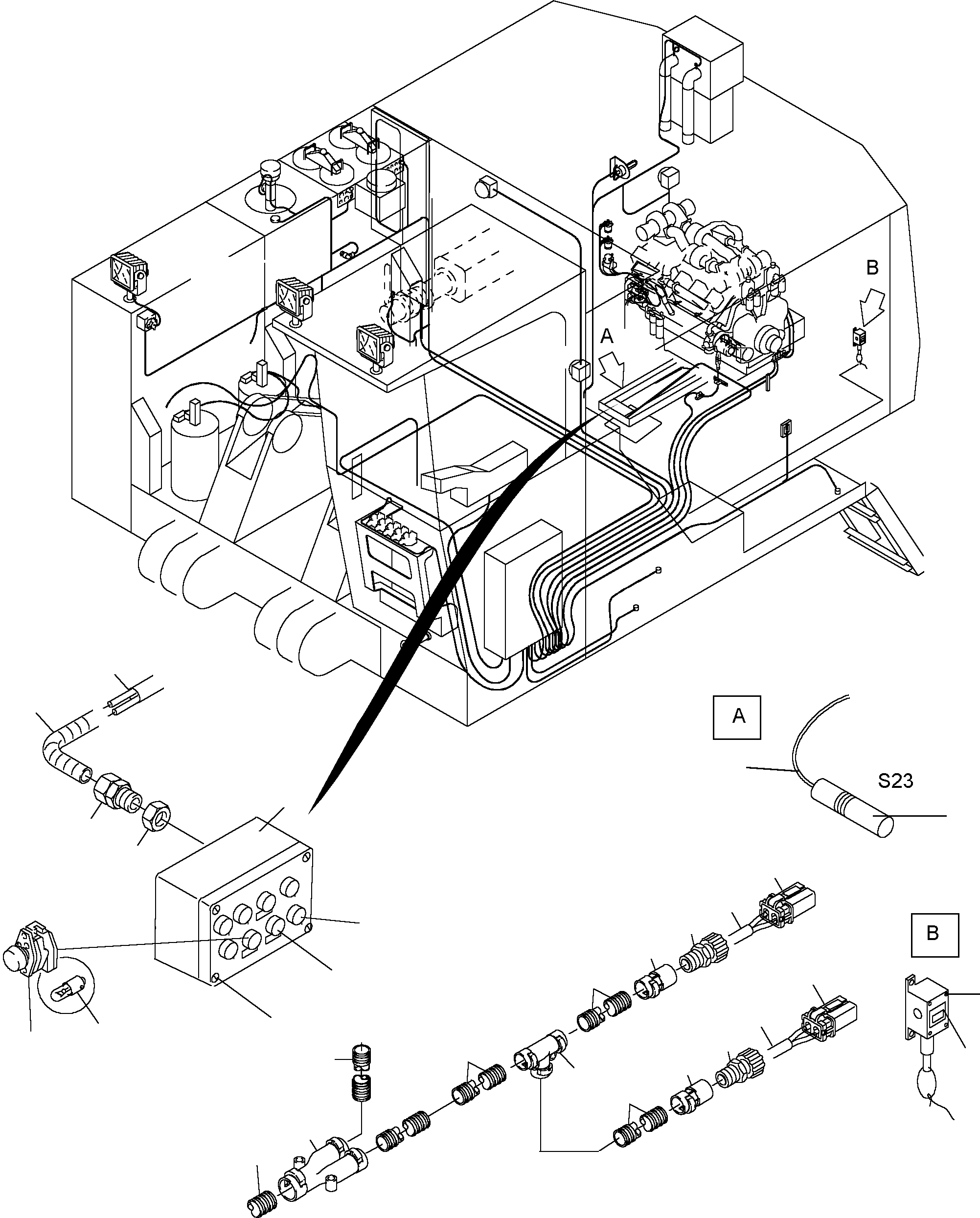 Graphical symbol 903 423 40 KOMATSU