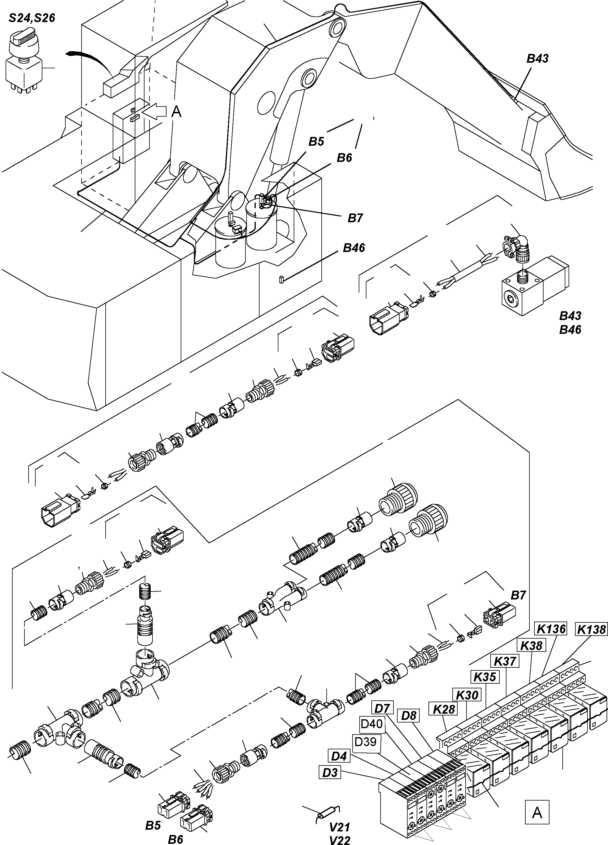 Fitting PG 17 655 848 40 KOMATSU