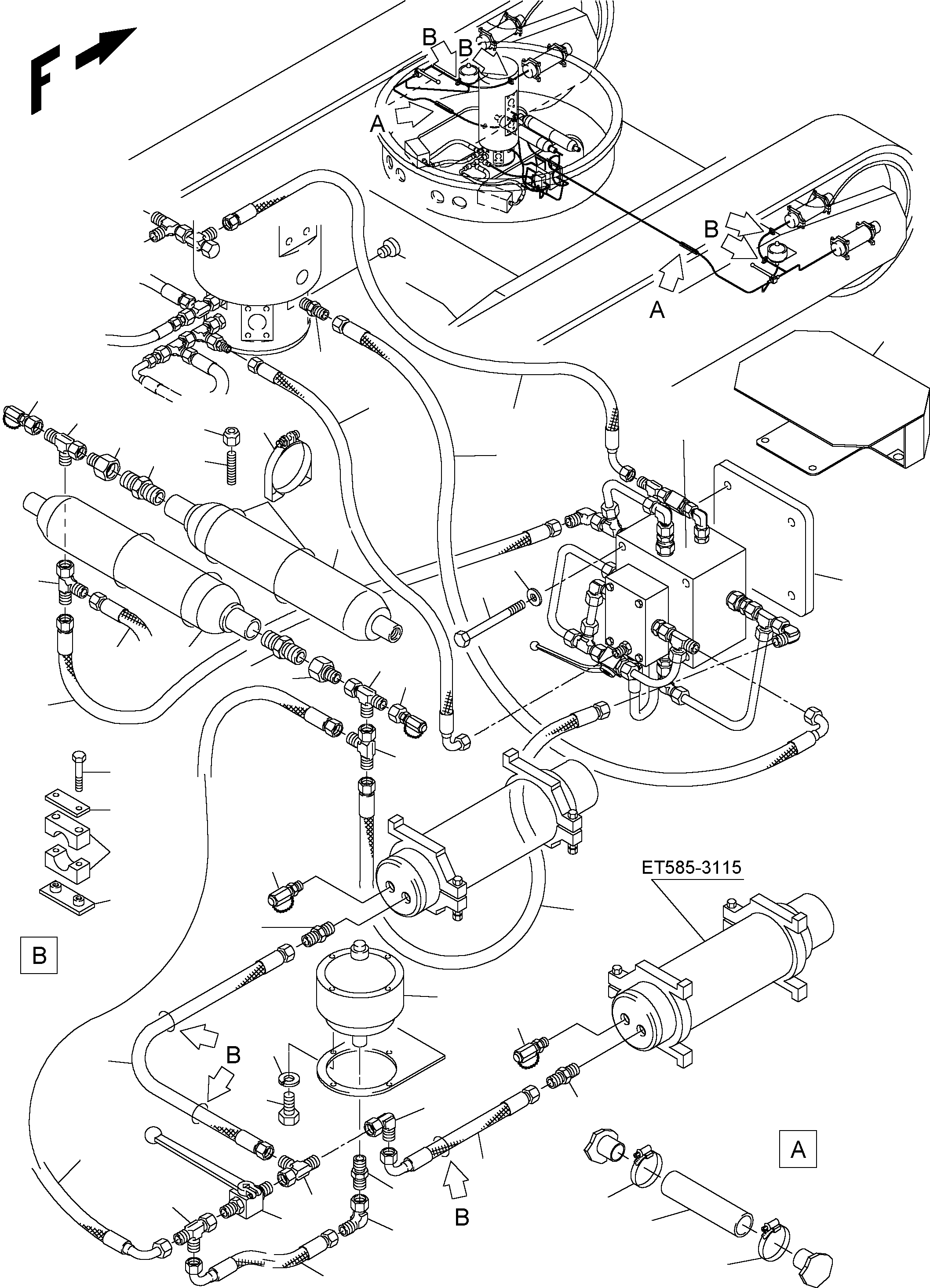 Housing assy. 919 470 40 KOMATSU
