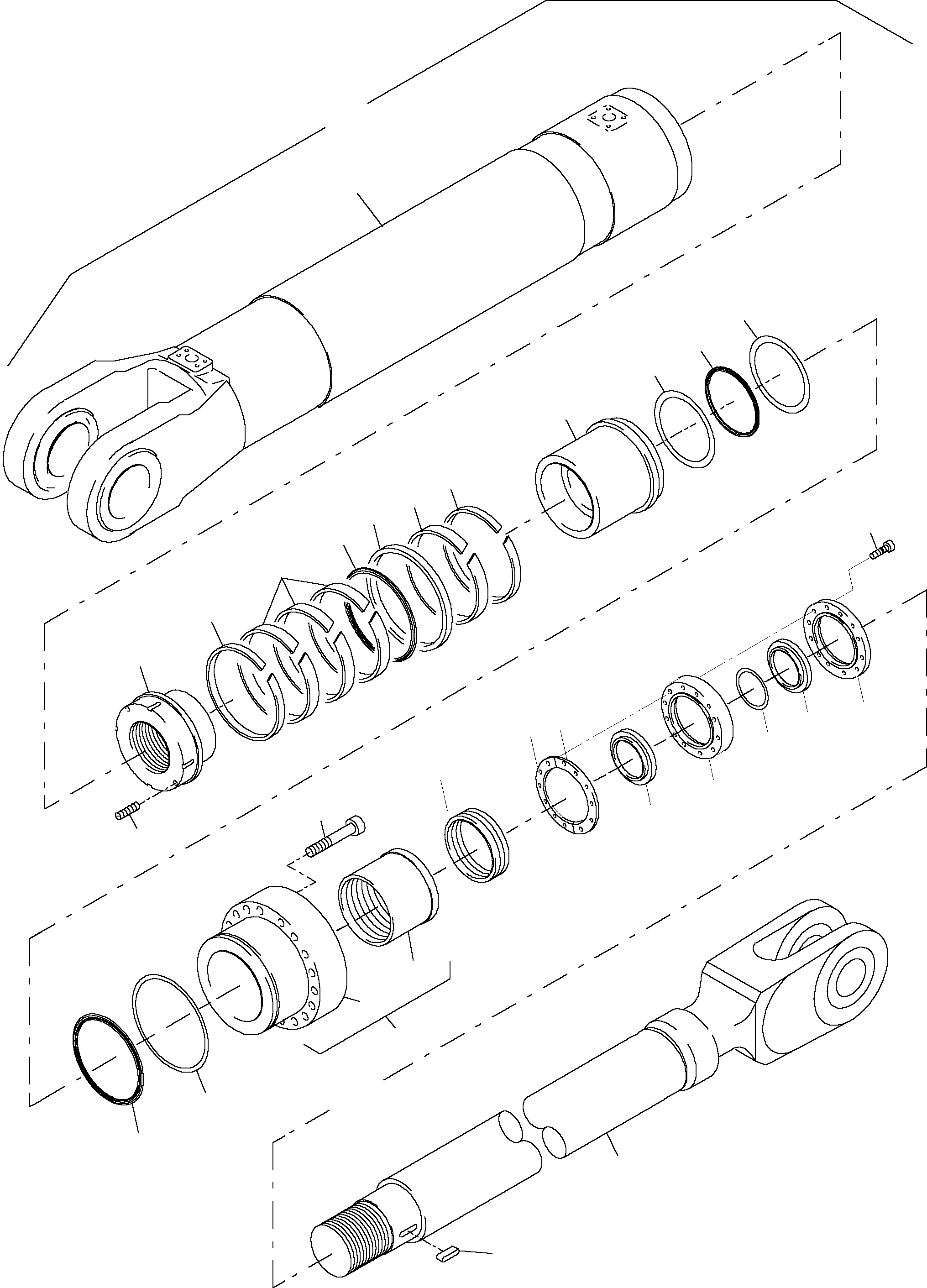 Piston wear ring 896 692 40 KOMATSU