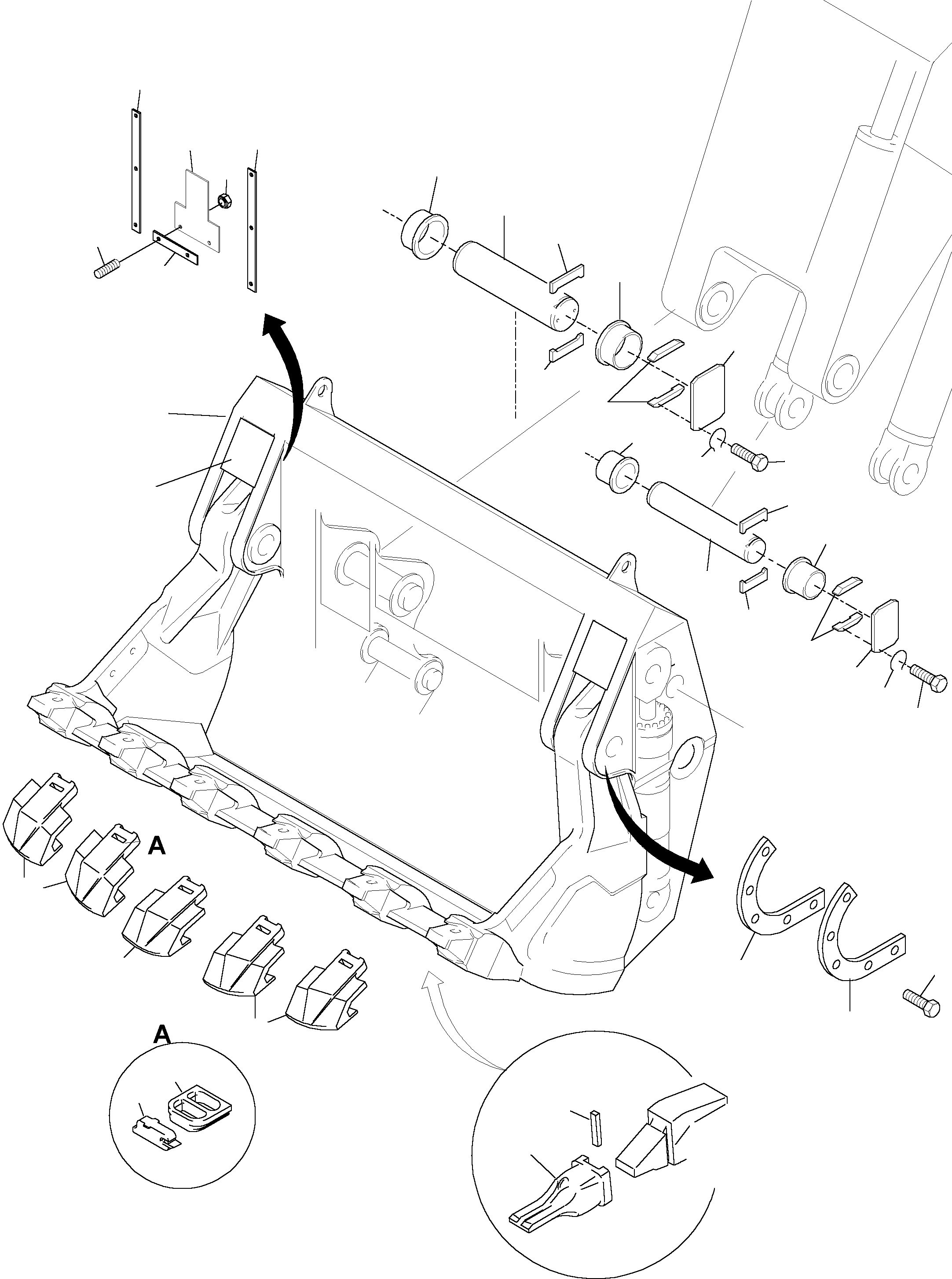 Protective frame 577 368 40 KOMATSU