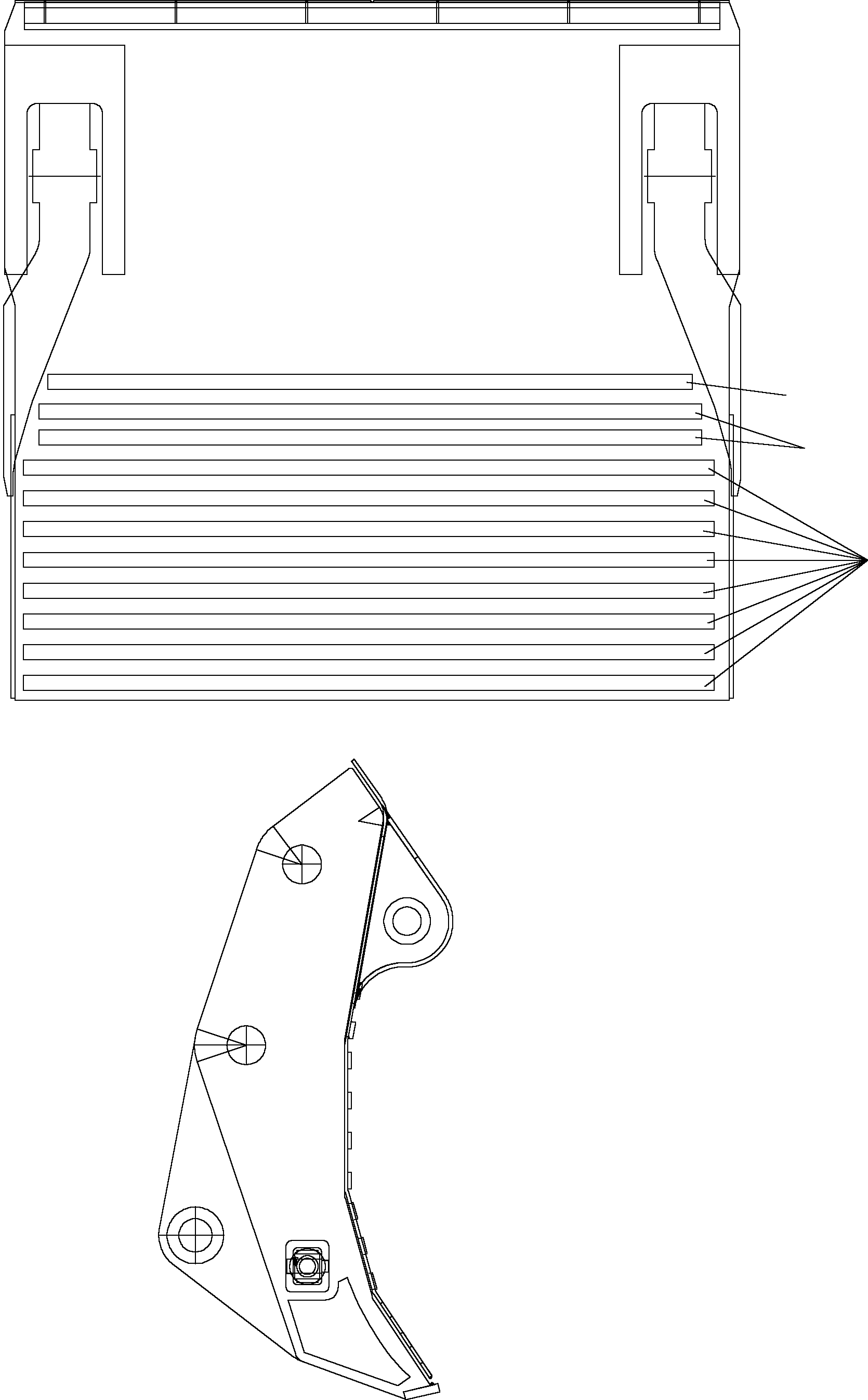 Plate 20x80x3300 890 830 40 KOMATSU
