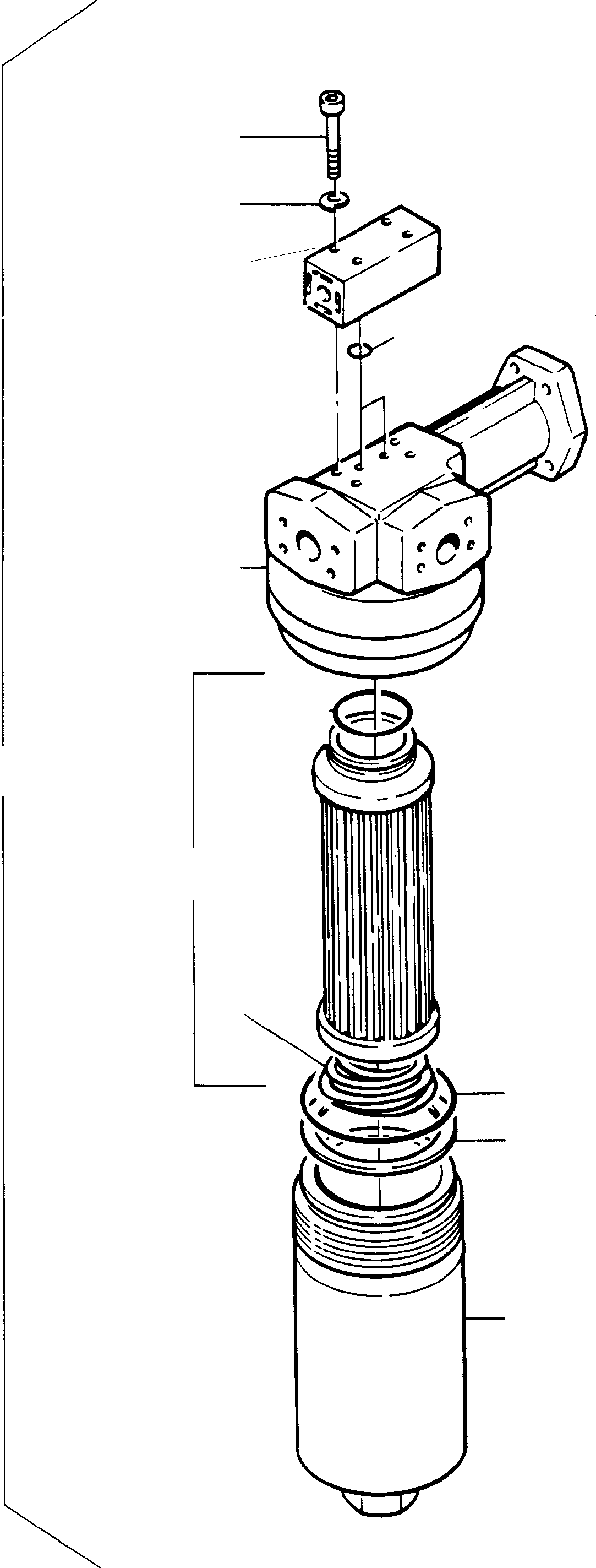 Filter housing 792 003 73 KOMATSU