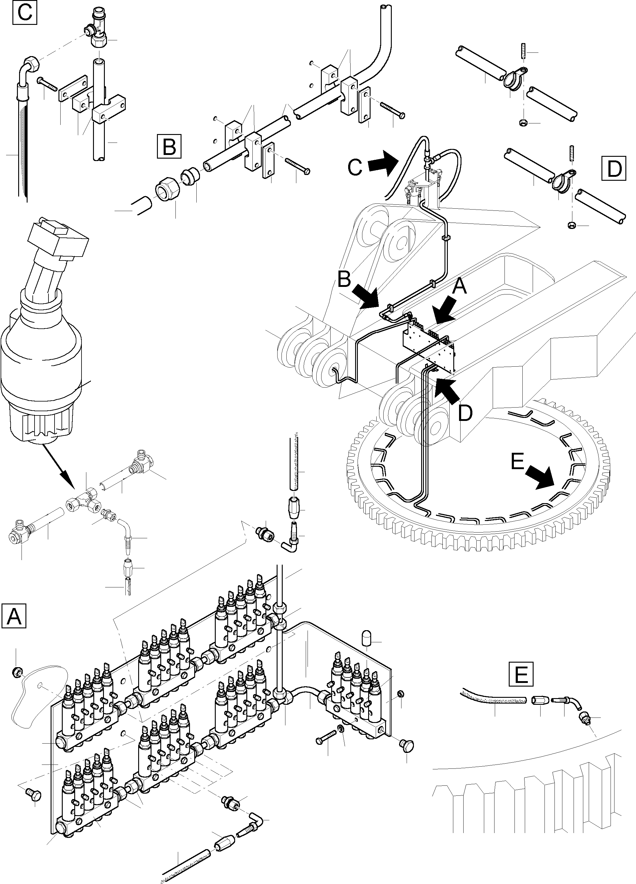 Соединительный штуцер 372 955 99 KOMATSU