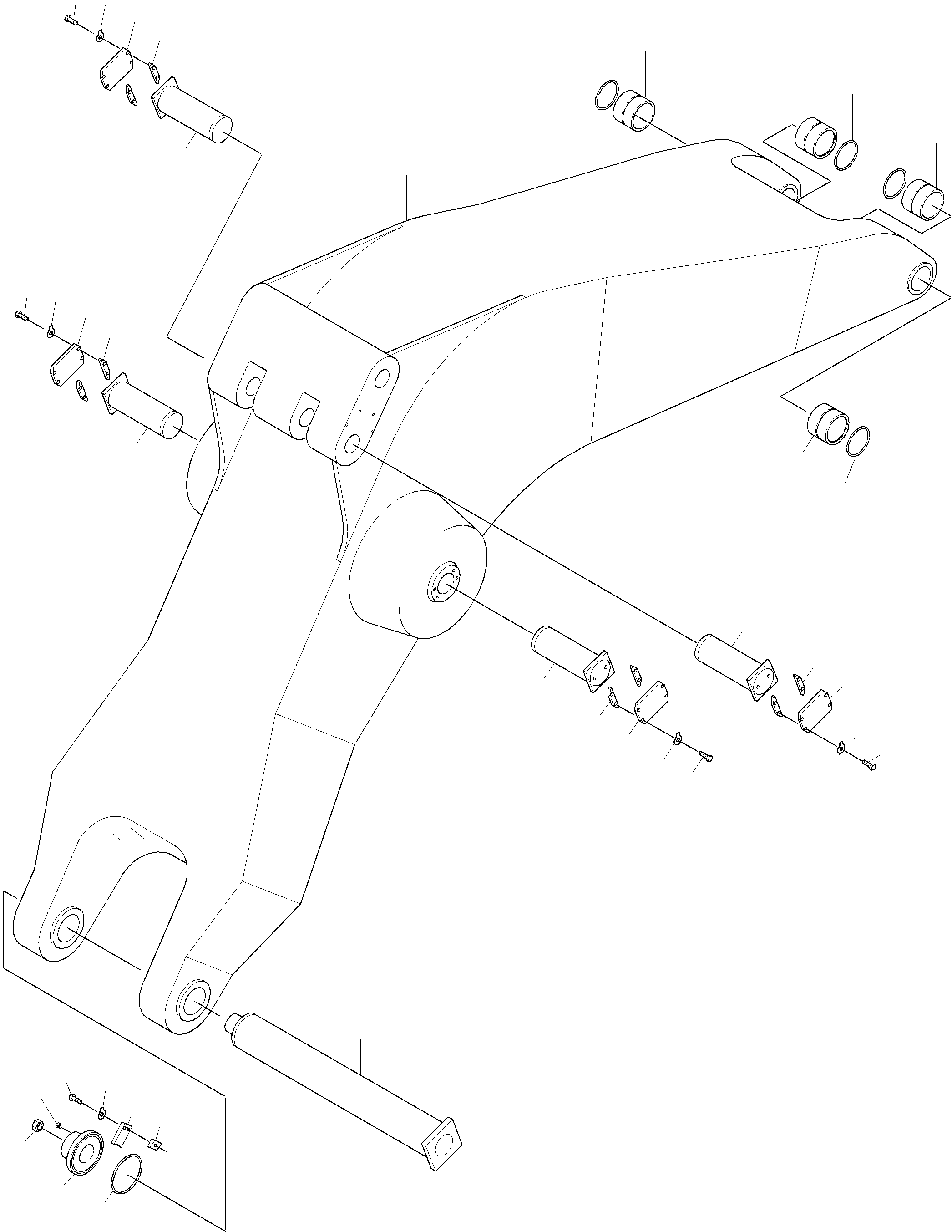 Pipe bridge 911 830 40 KOMATSU