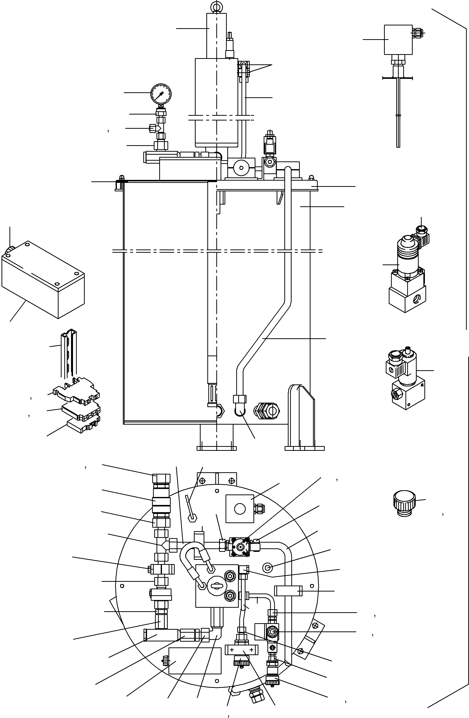 Пустой корпус 770 396 73 KOMATSU