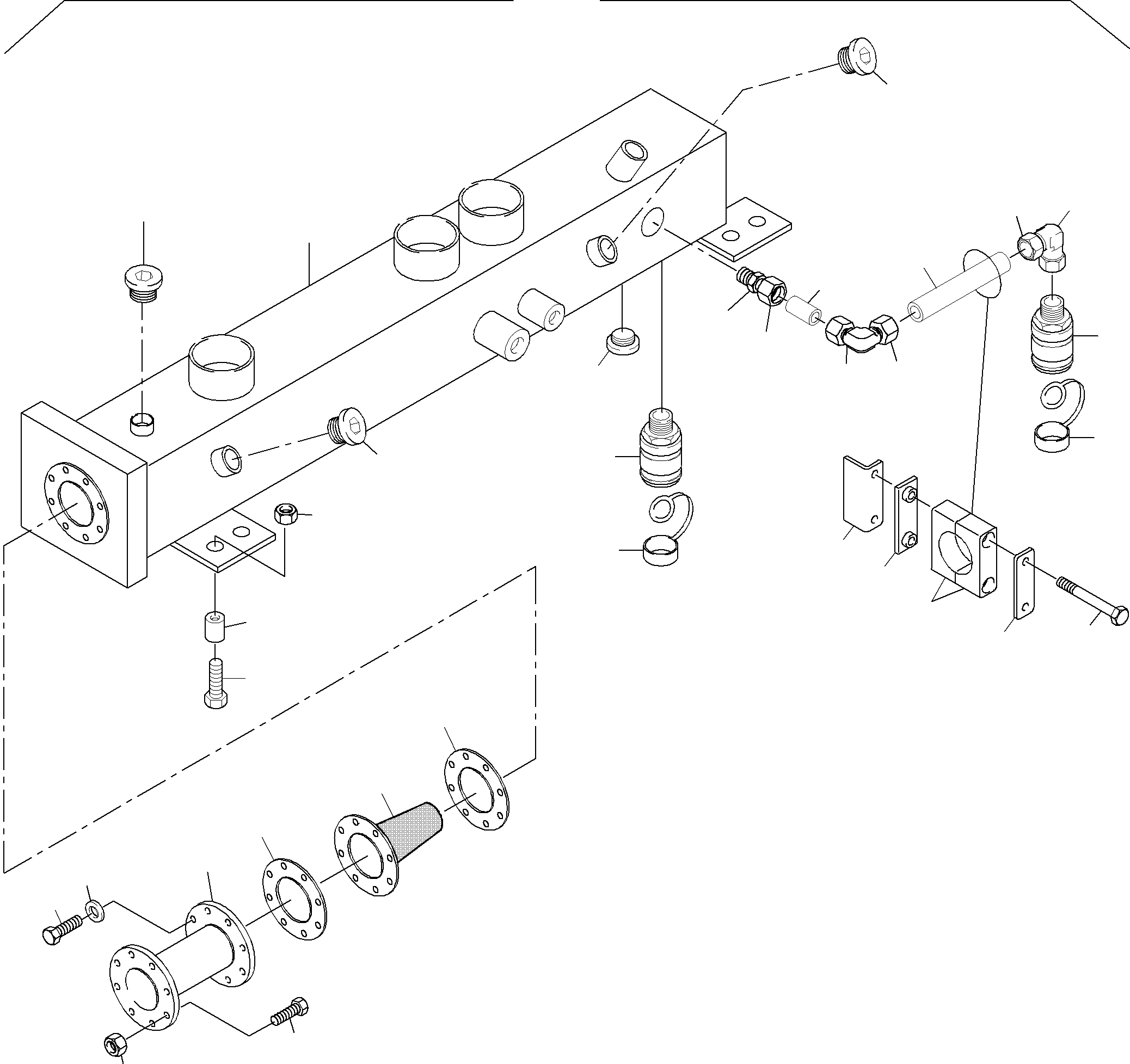 Приварная пластина 502 960 98 KOMATSU