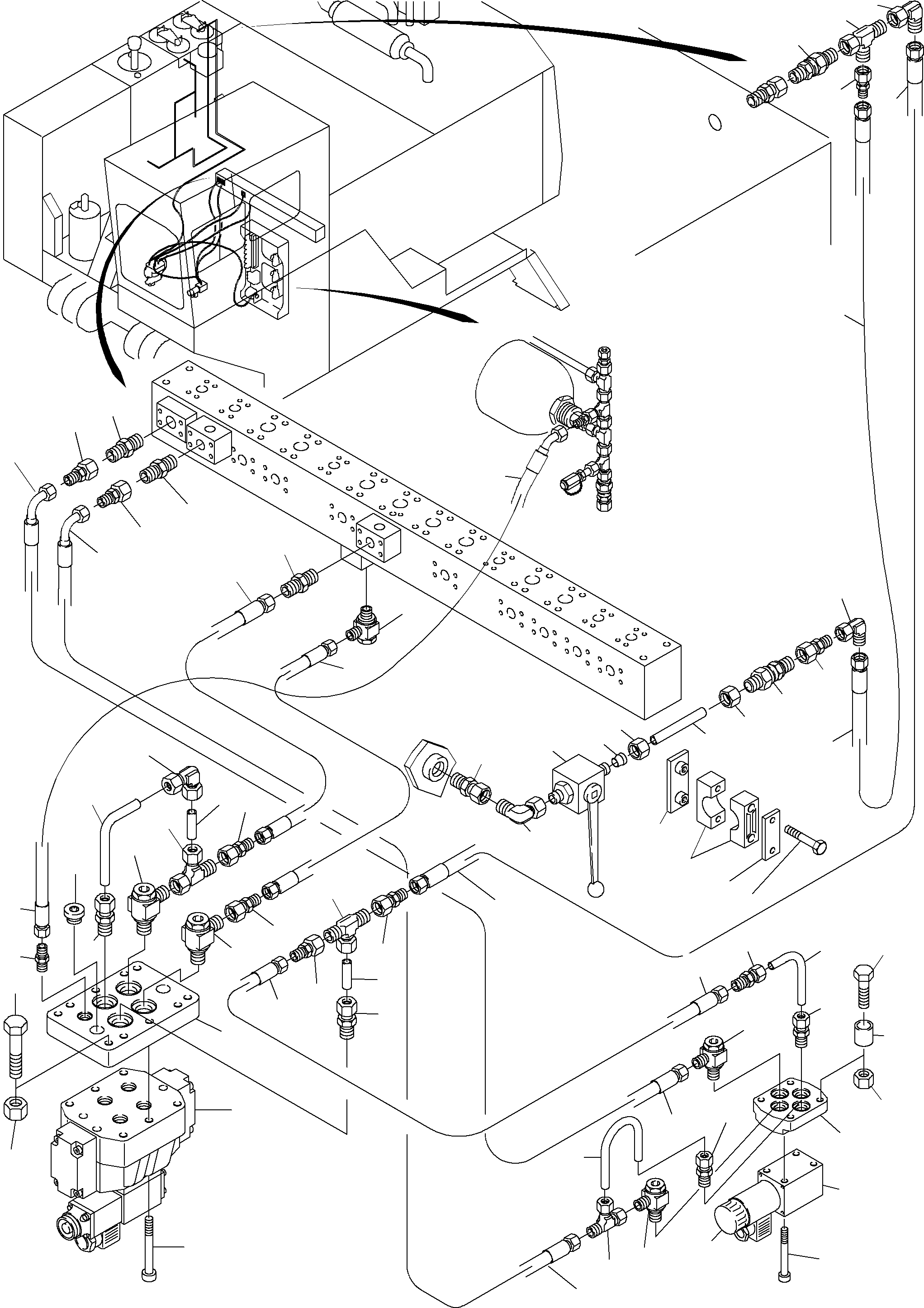 Шаровой кран 159 989 40 KOMATSU