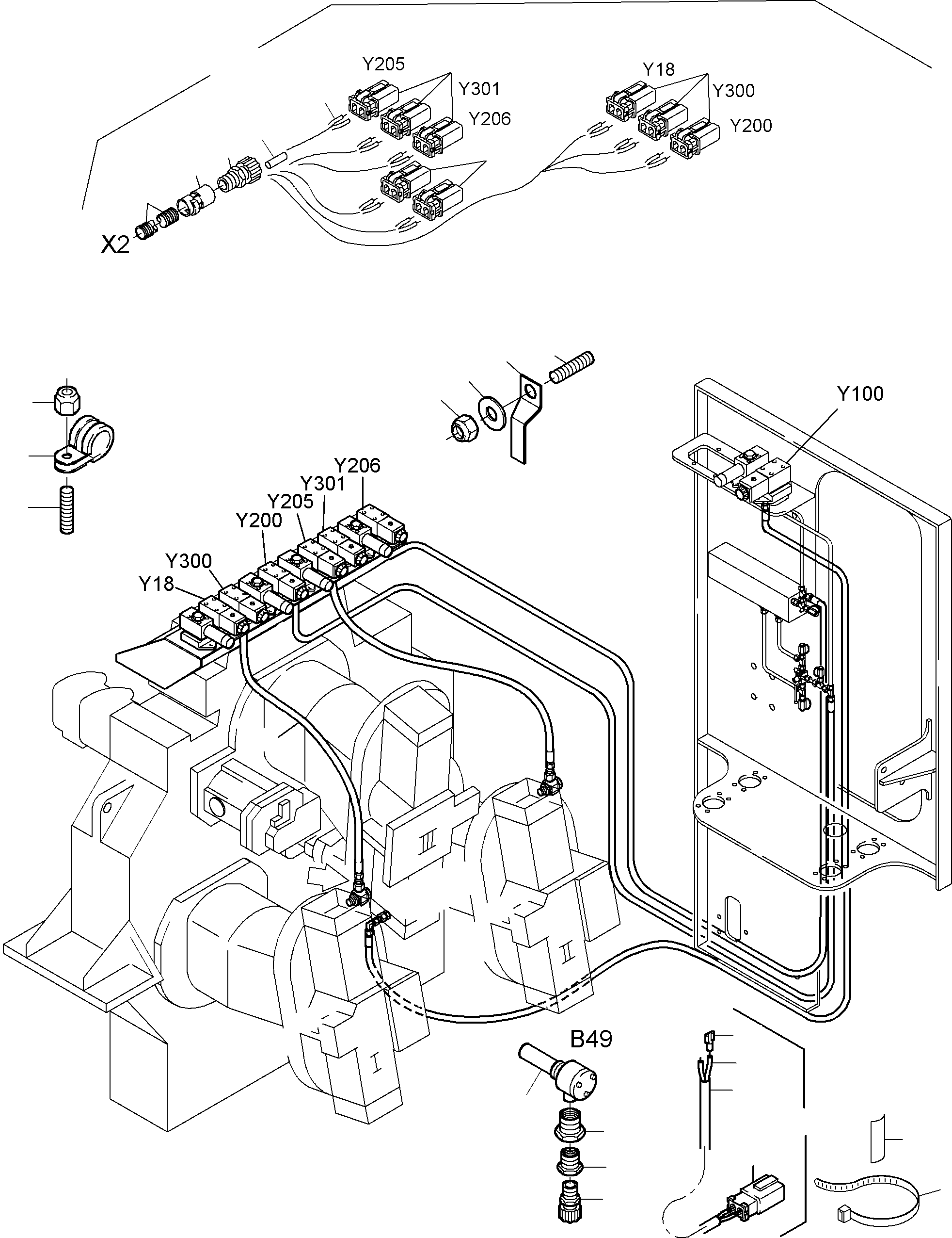 Plug - sensor assy. 899 346 40 KOMATSU