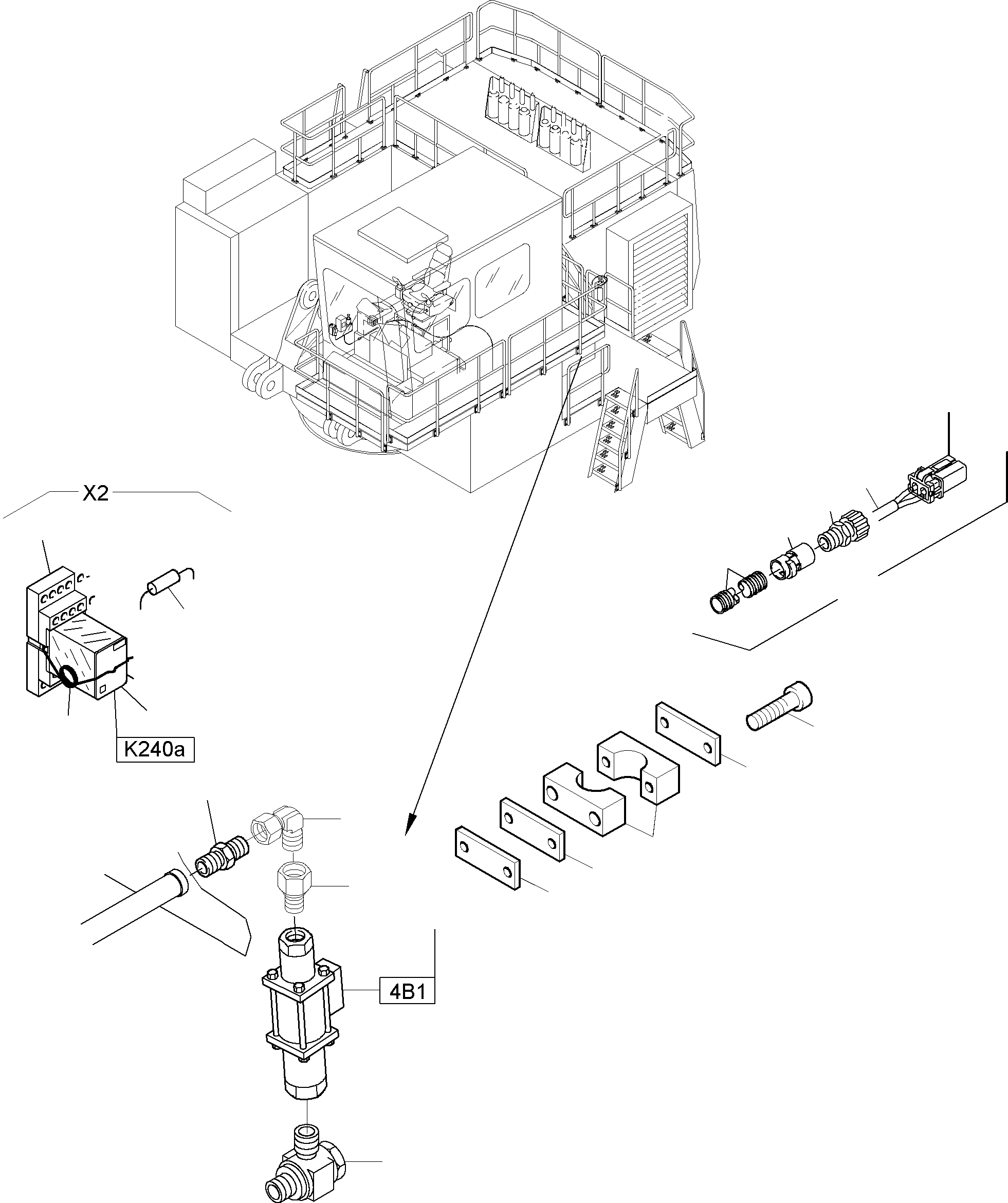 Пластина 267 283 4 KOMATSU