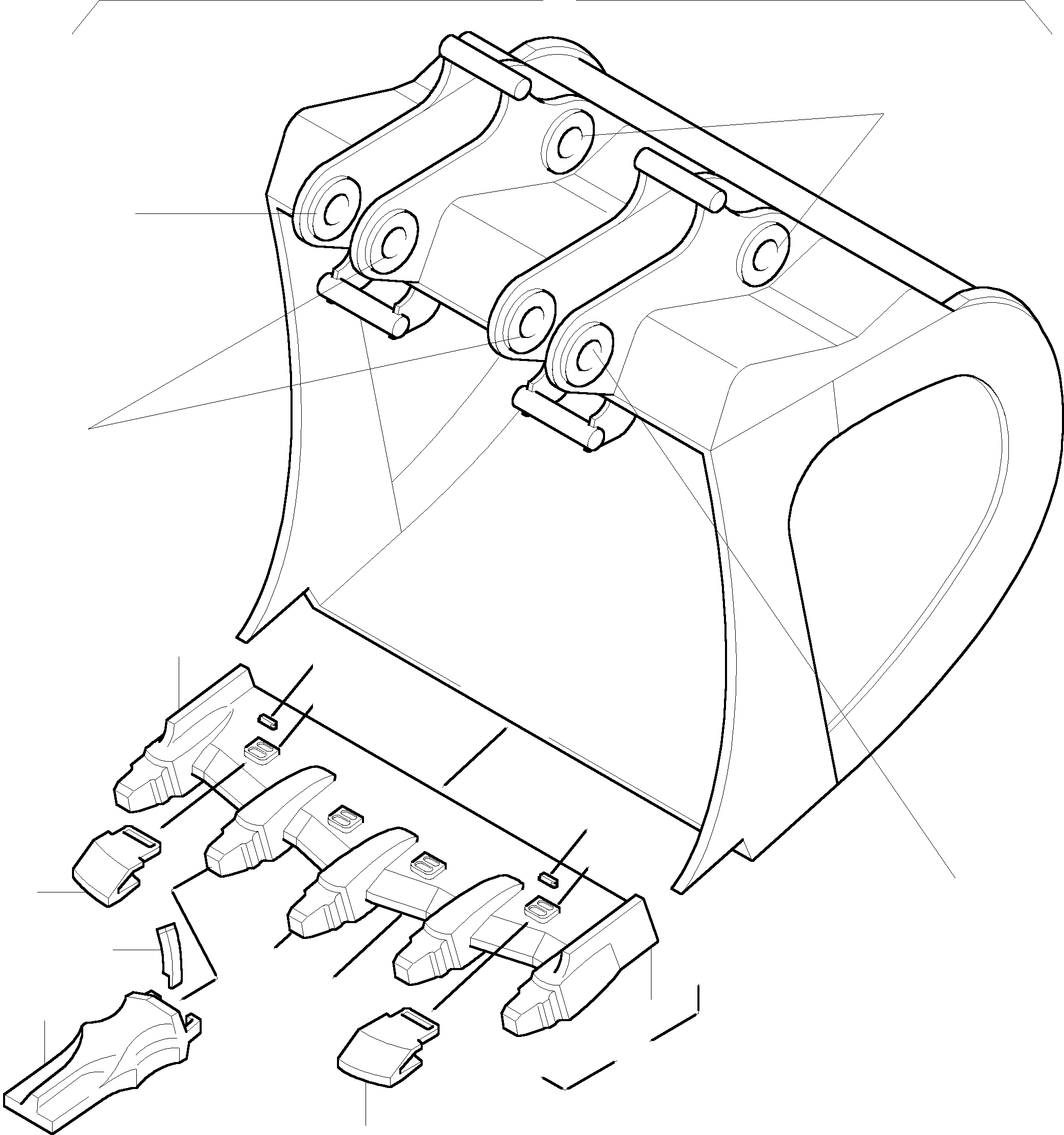Tooth (SD) 660 325 40 KOMATSU