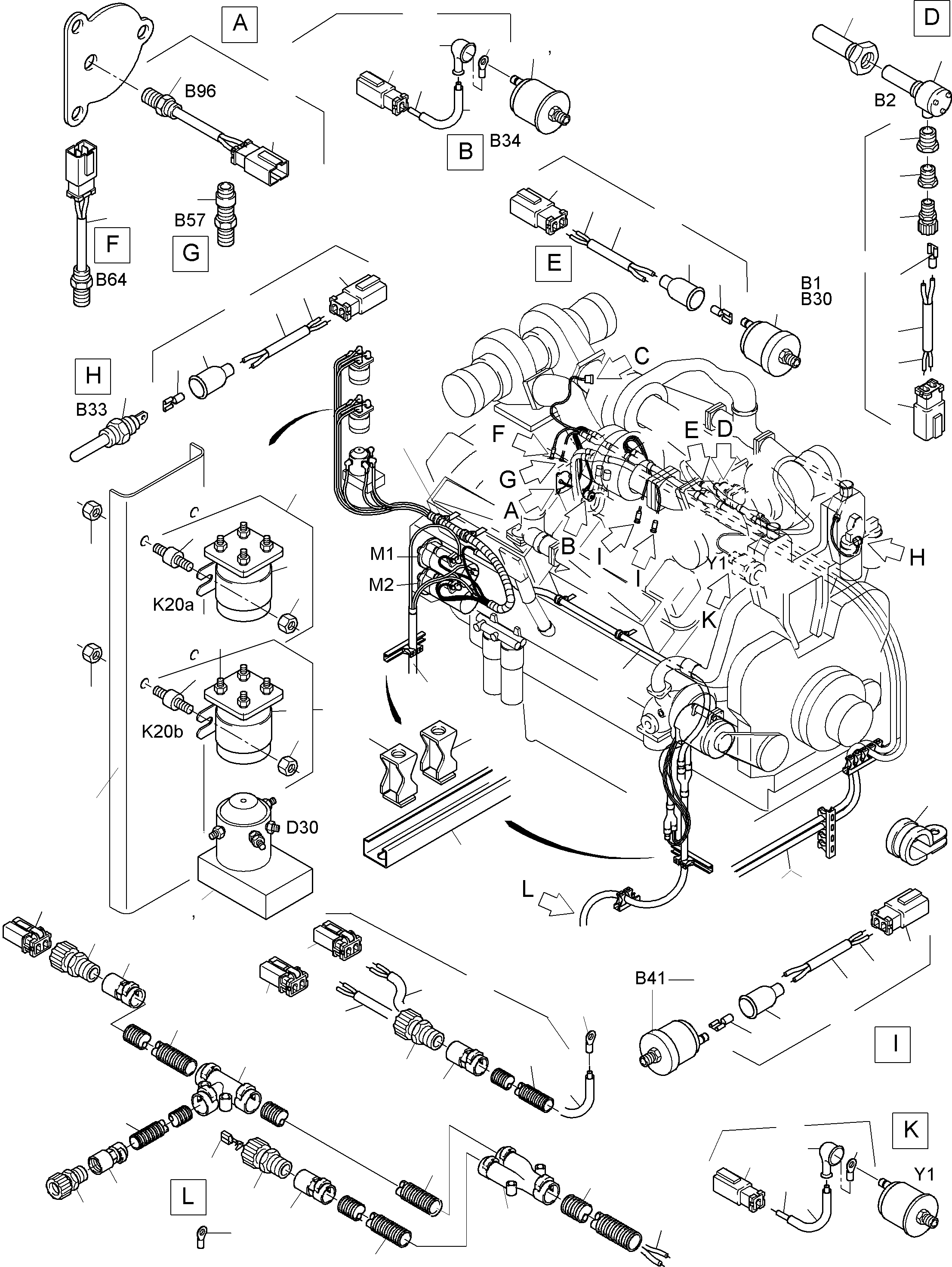 Pressure transmitter 906 078 40 KOMATSU