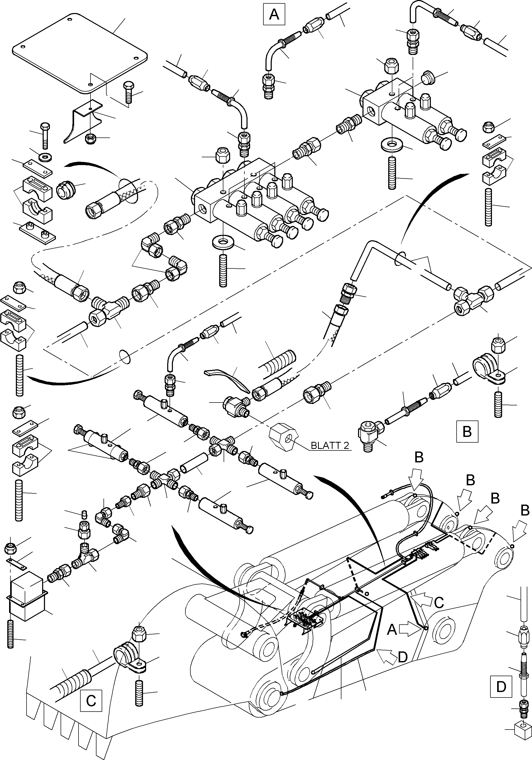 Труба 928 987 40 KOMATSU