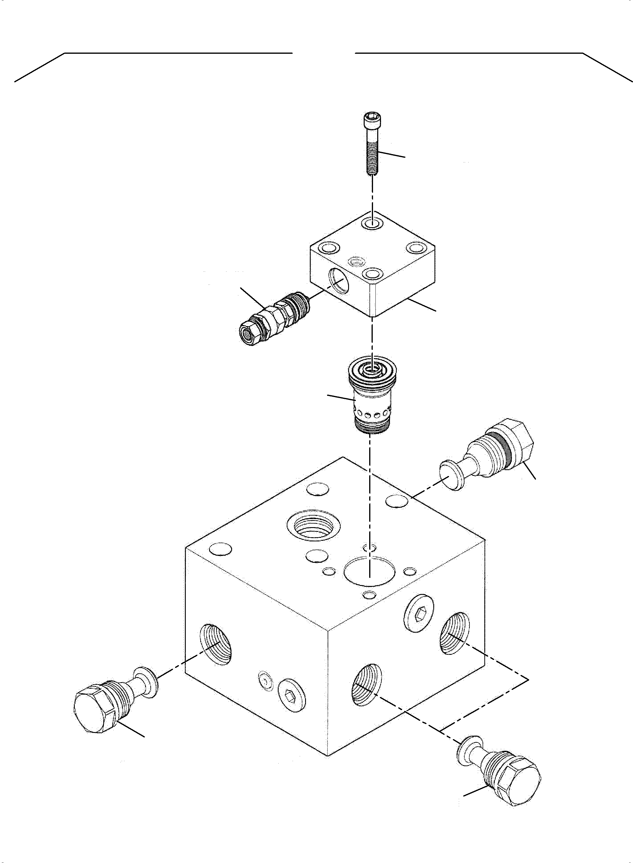 Brake valve assy. 950 668 40 KOMATSU