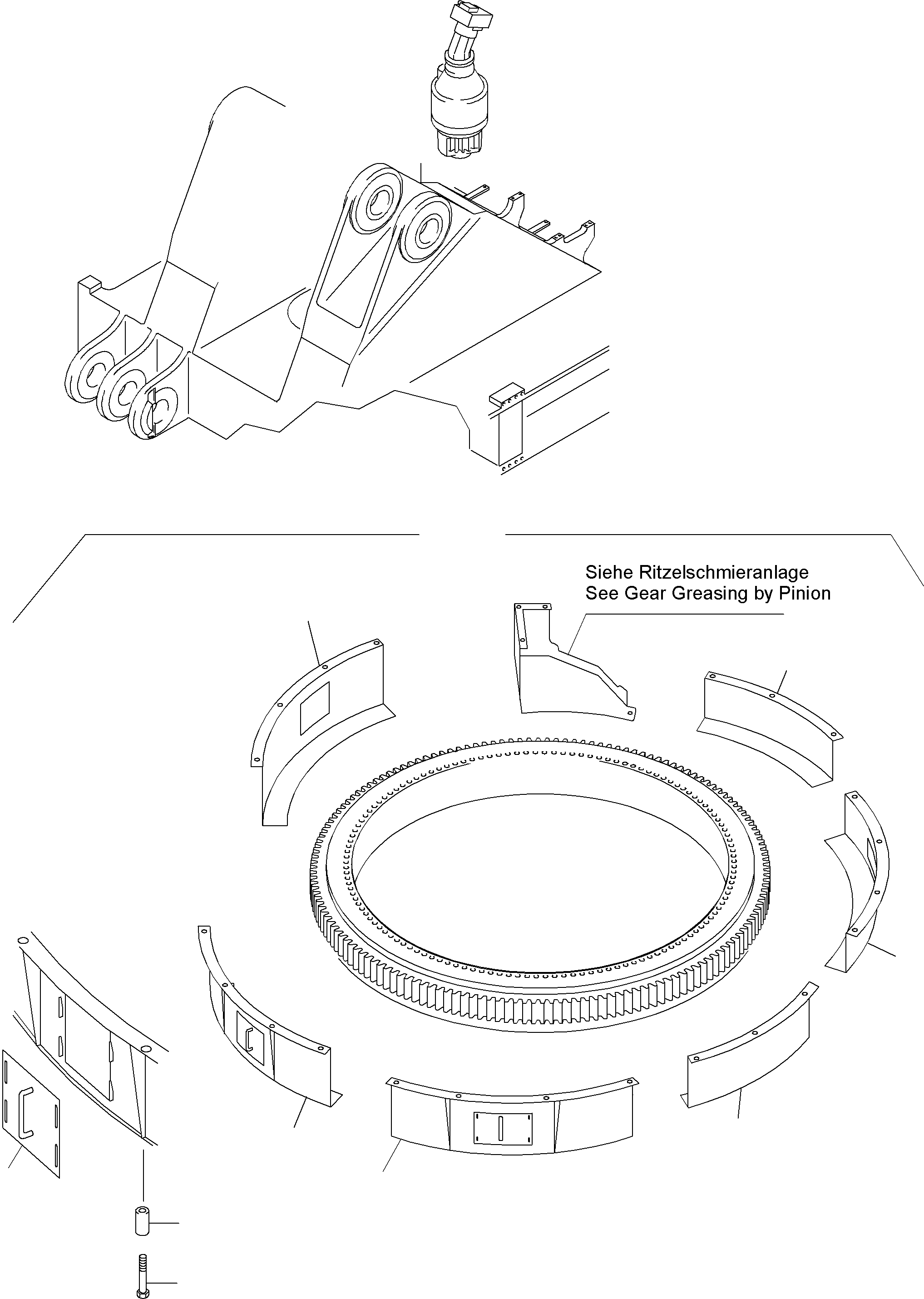 Сегмент 928 820 40 KOMATSU