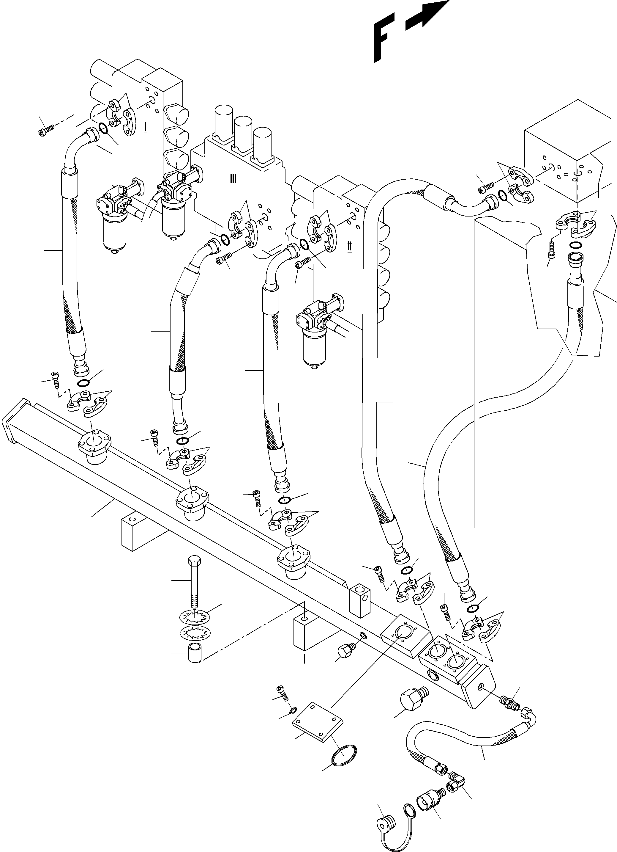 Header 923 926 40 KOMATSU