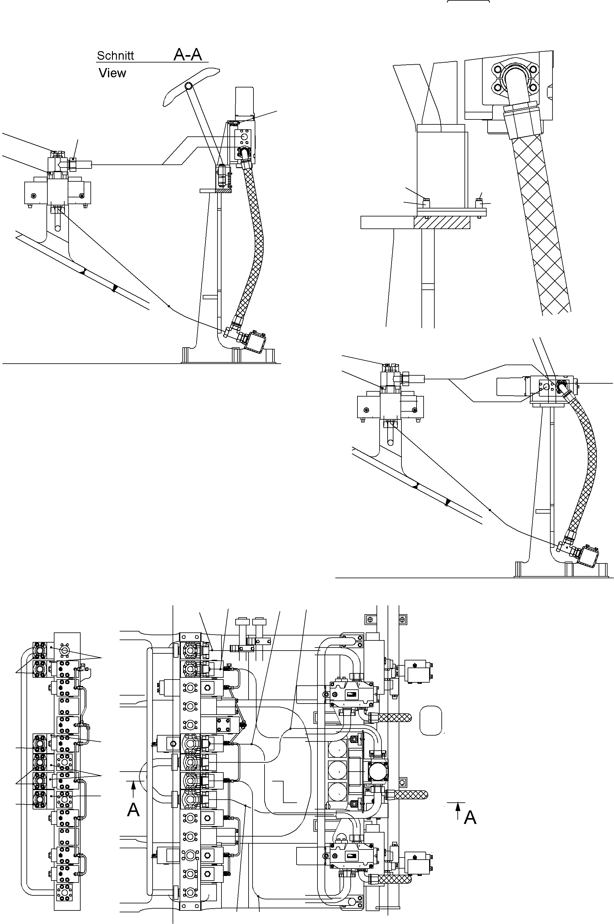 Valve carrier 916 445 40 KOMATSU