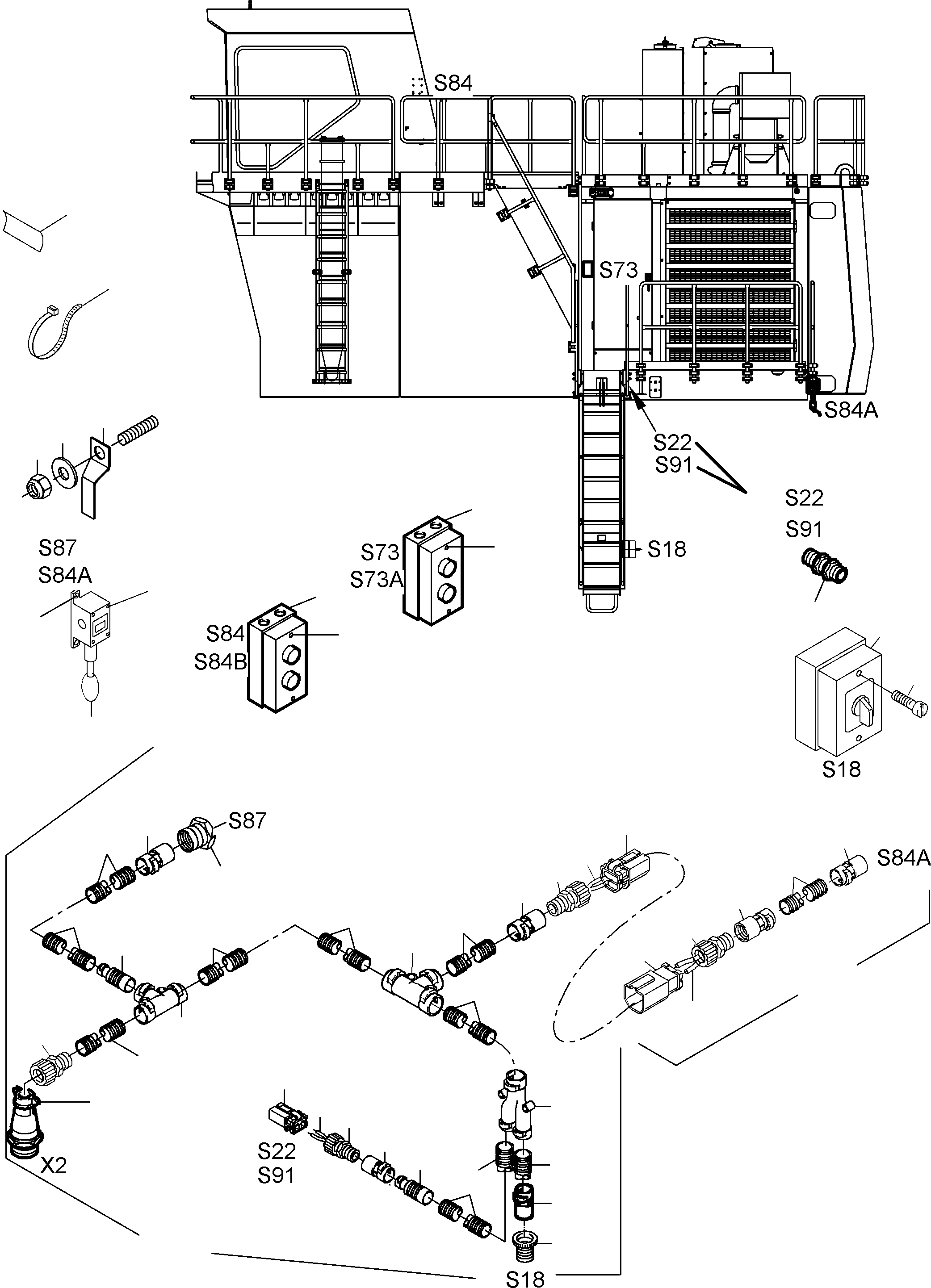 Пробка в сборе 0819212820 KOMATSU