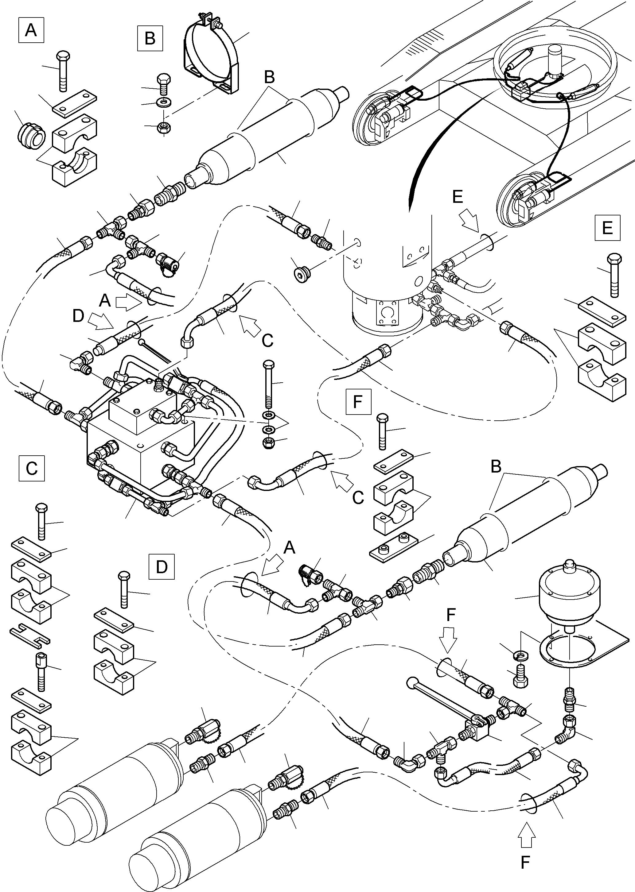 Соединительный штуцер 372 463 99 KOMATSU