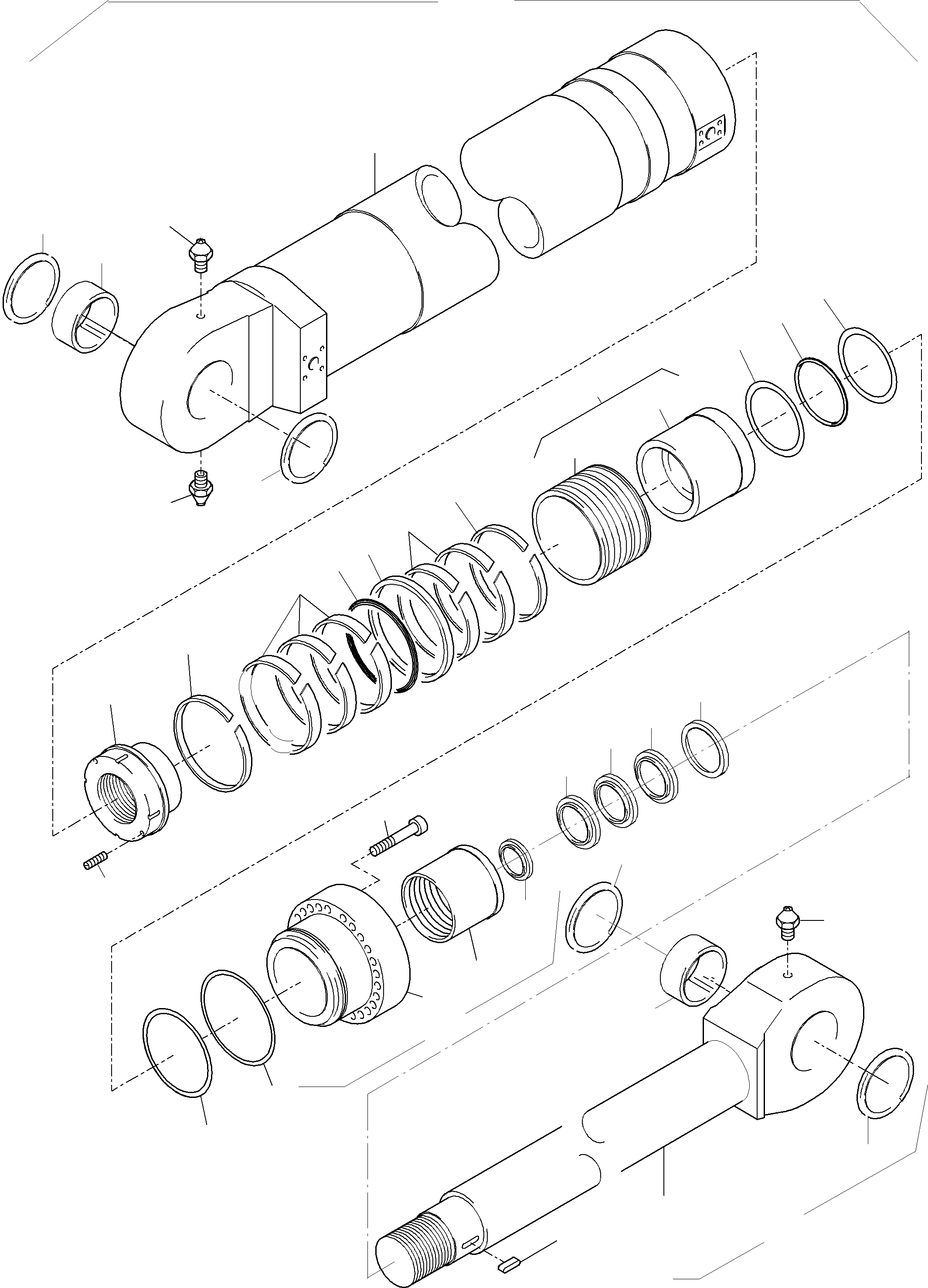 Hydraulic cylinder (Standard) 924 920 40 KOMATSU
