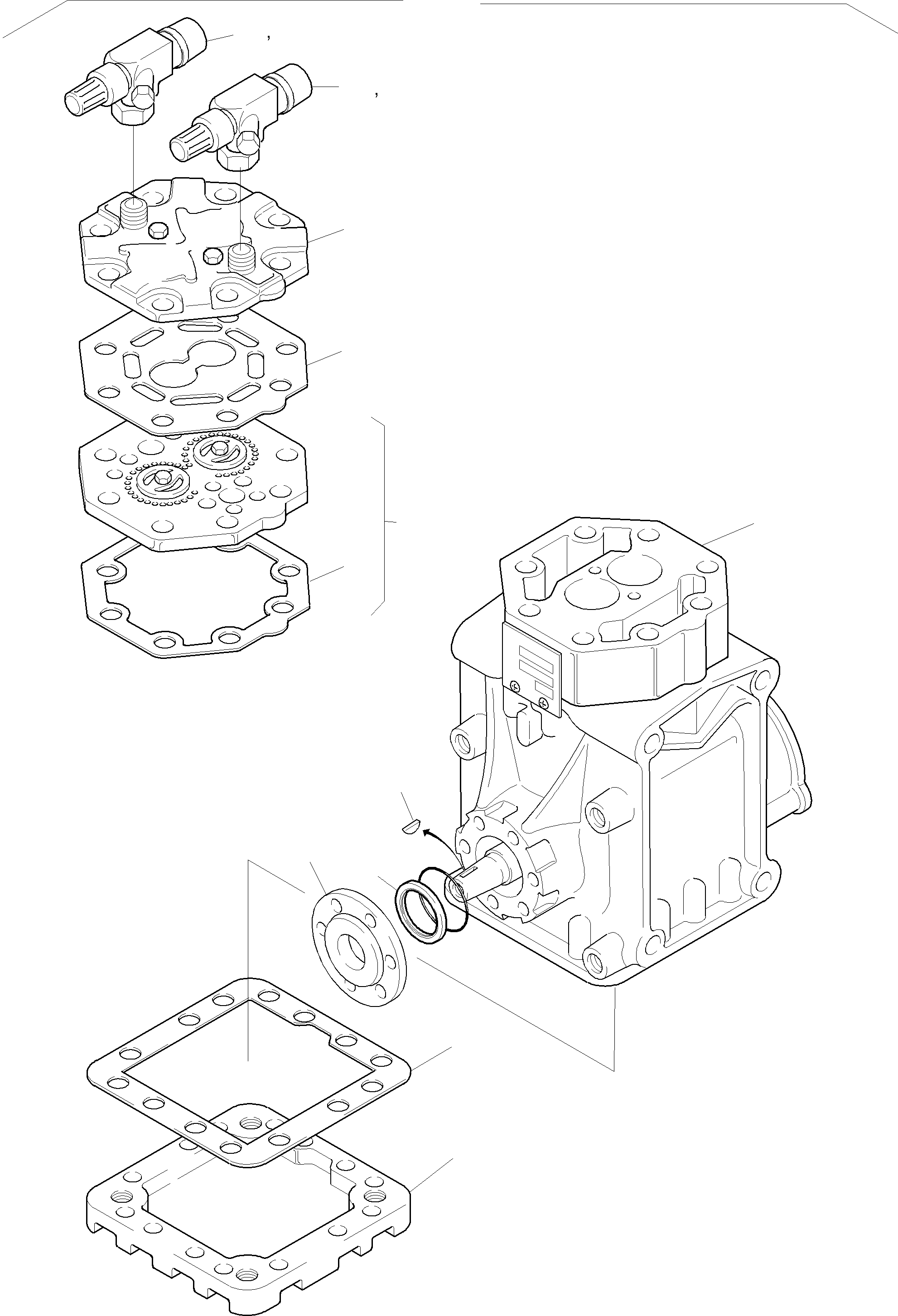 Repair kit 768 985 73 KOMATSU