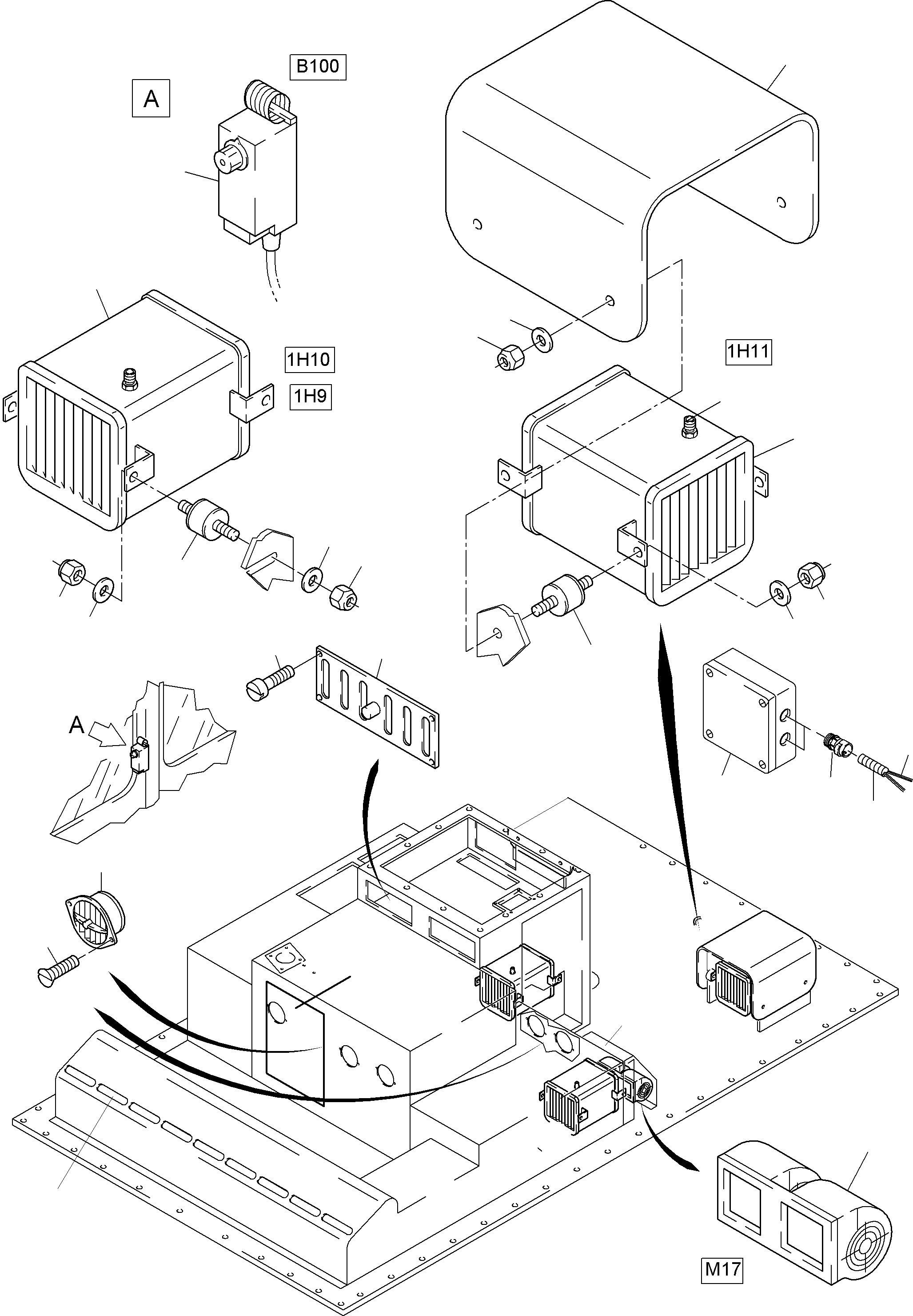 Electromotor 795 677 73 KOMATSU