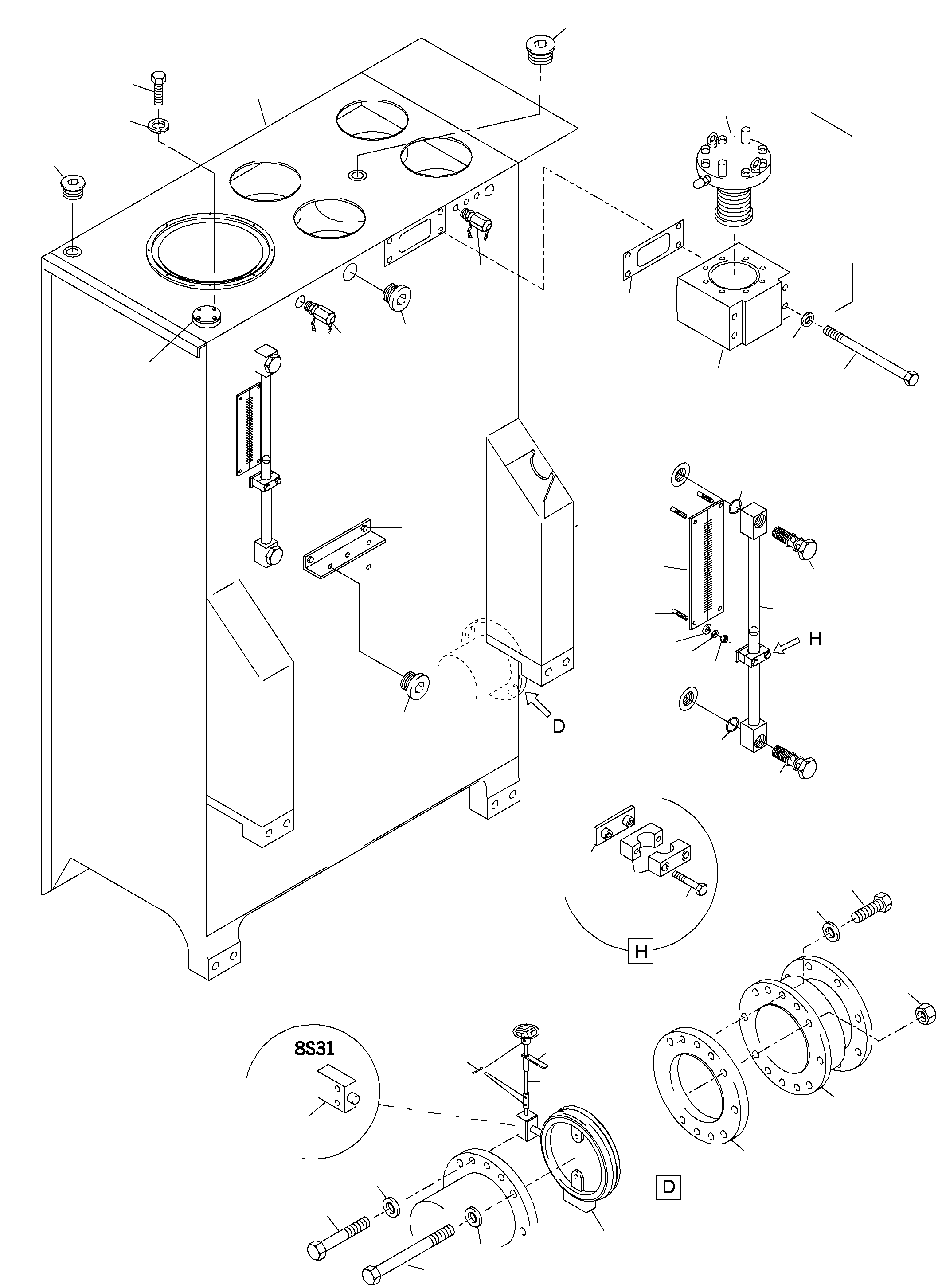 4/2 way directional spool valve 940 730 40 KOMATSU