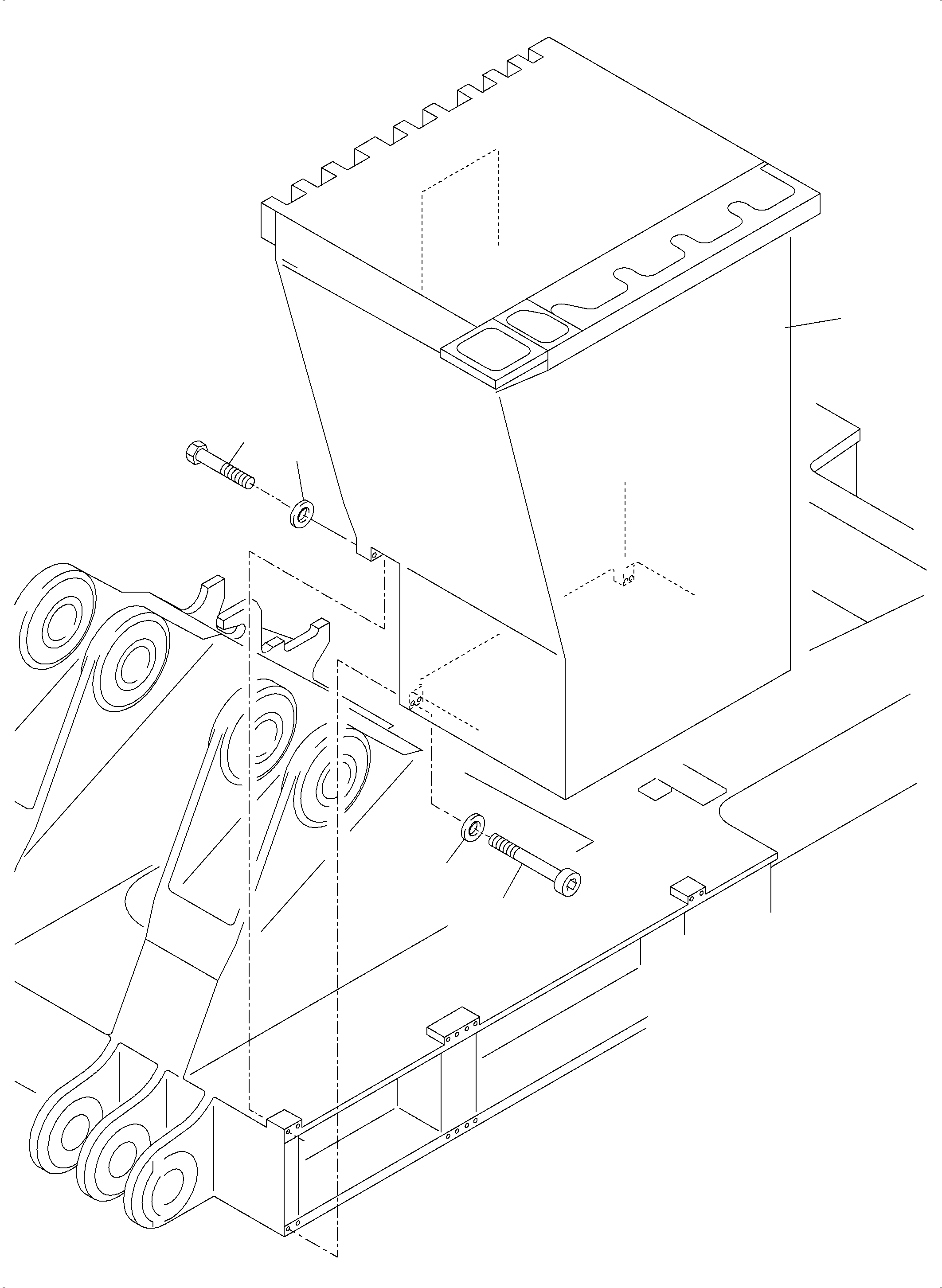 Cab support 922 810 40 KOMATSU