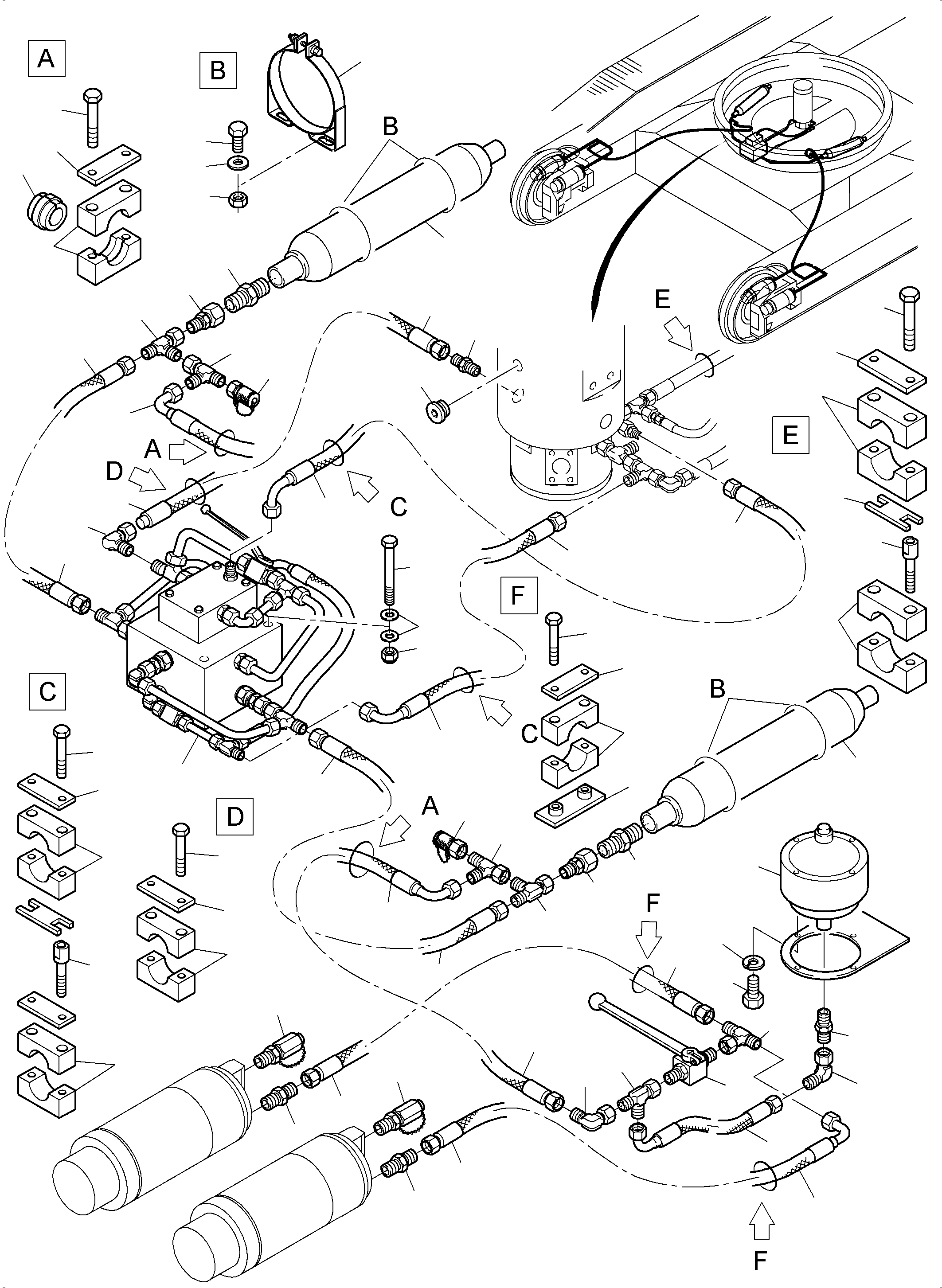 Repair kit Accumulator 792 288 73 KOMATSU