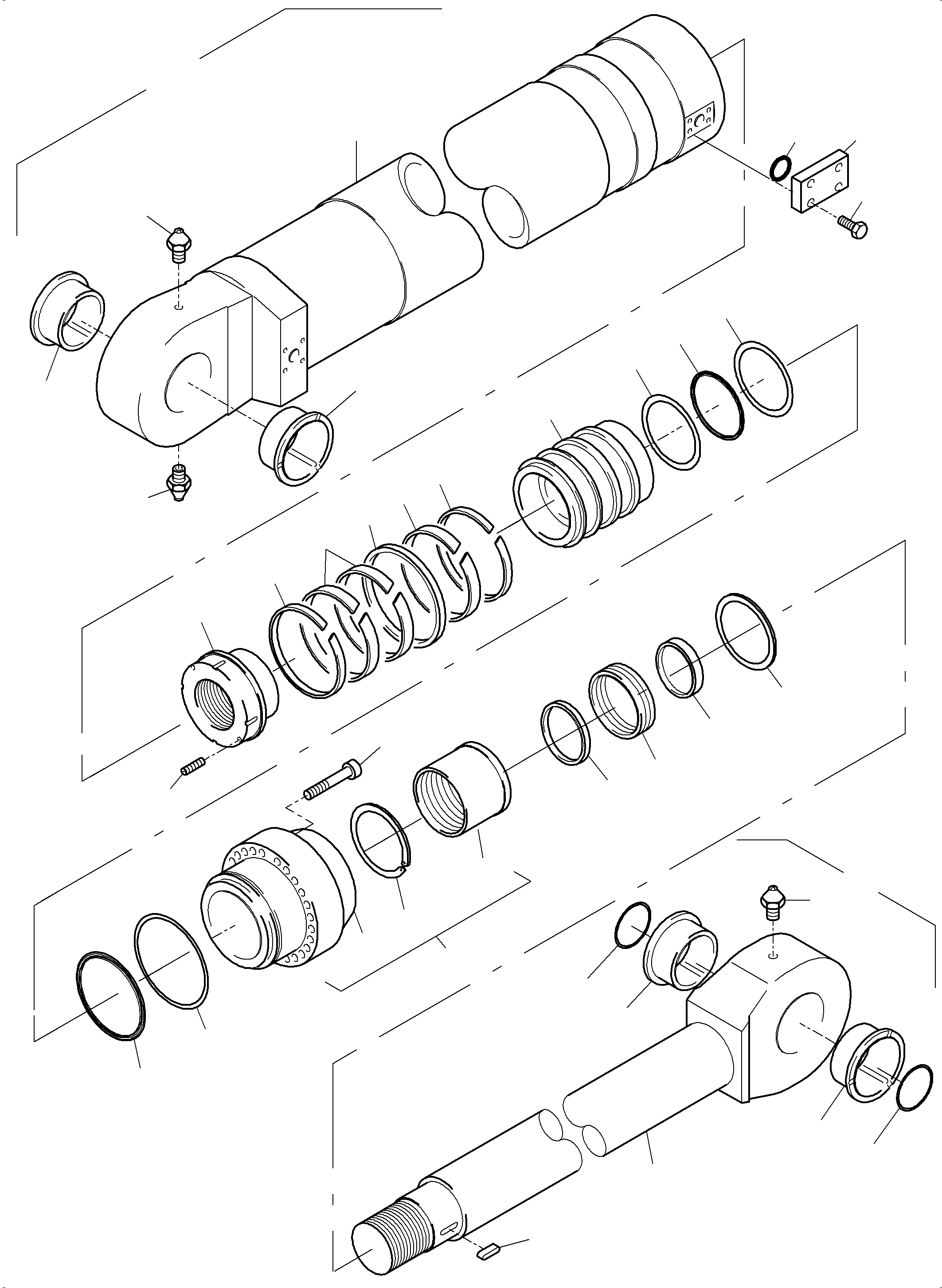 Bearing bush 970 665 40 KOMATSU