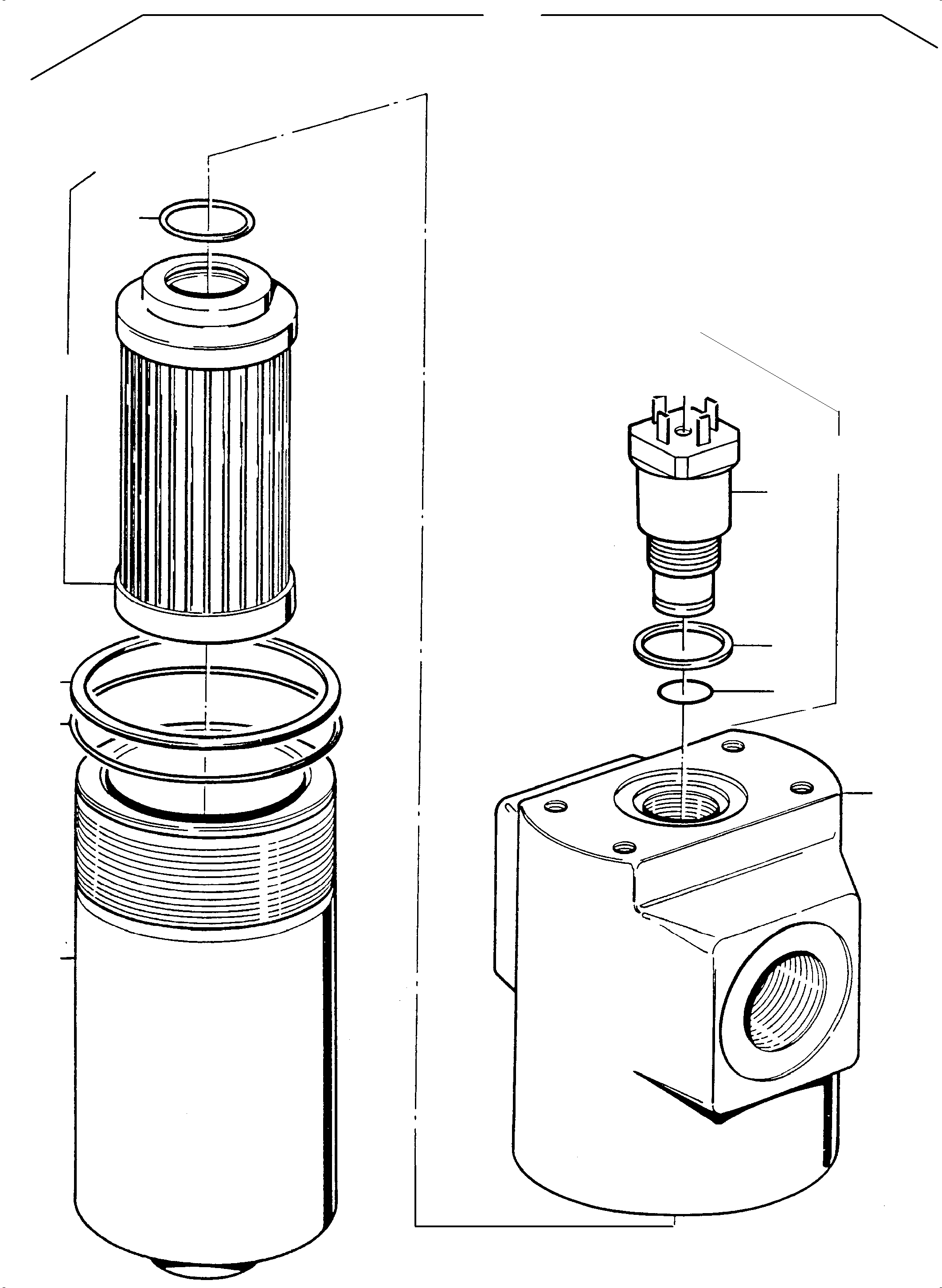 Filter barrel 796 606 73 KOMATSU