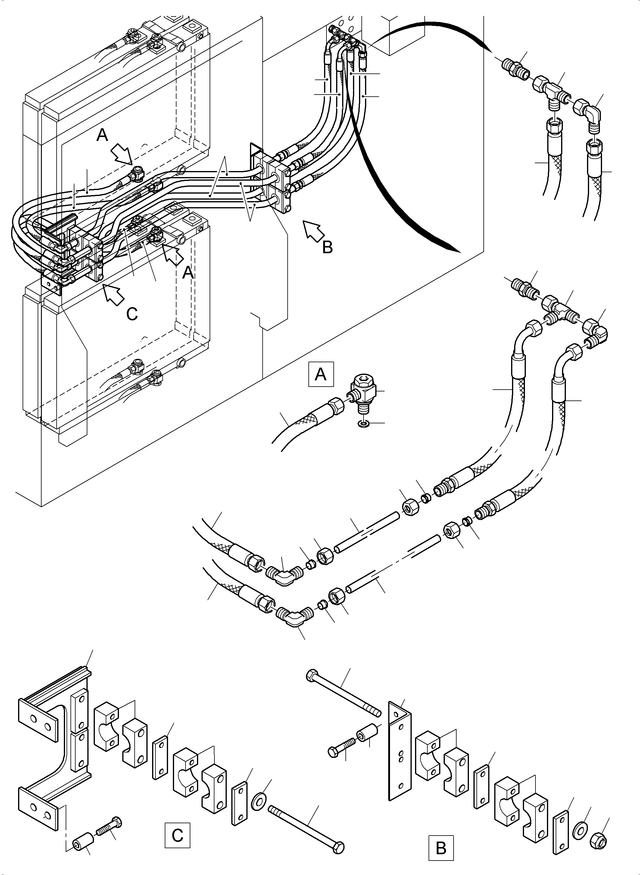 Труба 930 837 40 KOMATSU