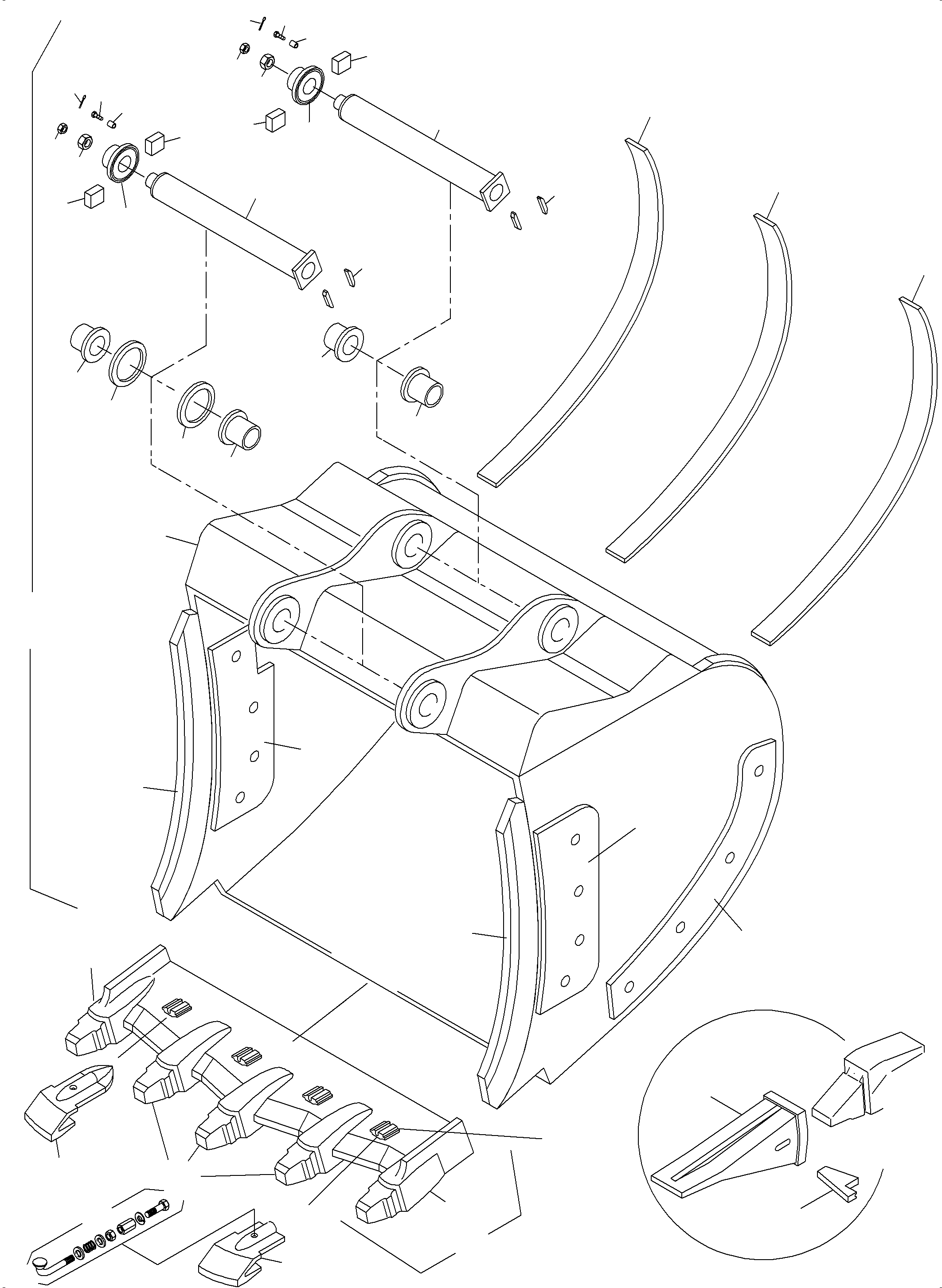 Зуб ковша 907 810 40 KOMATSU