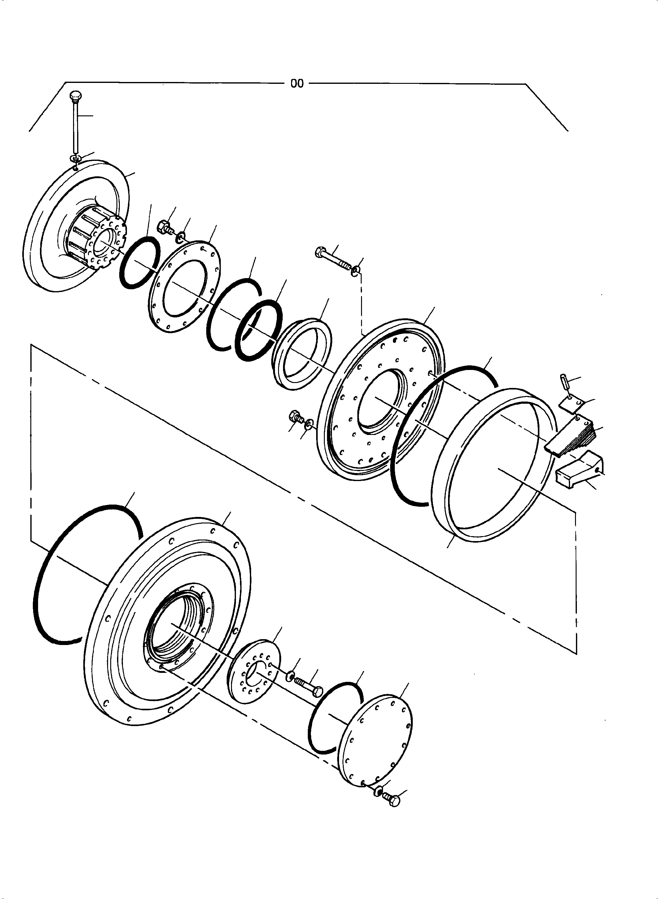 Seal kit (pos. 04,08,09,14,26) 797 915 73 KOMATSU