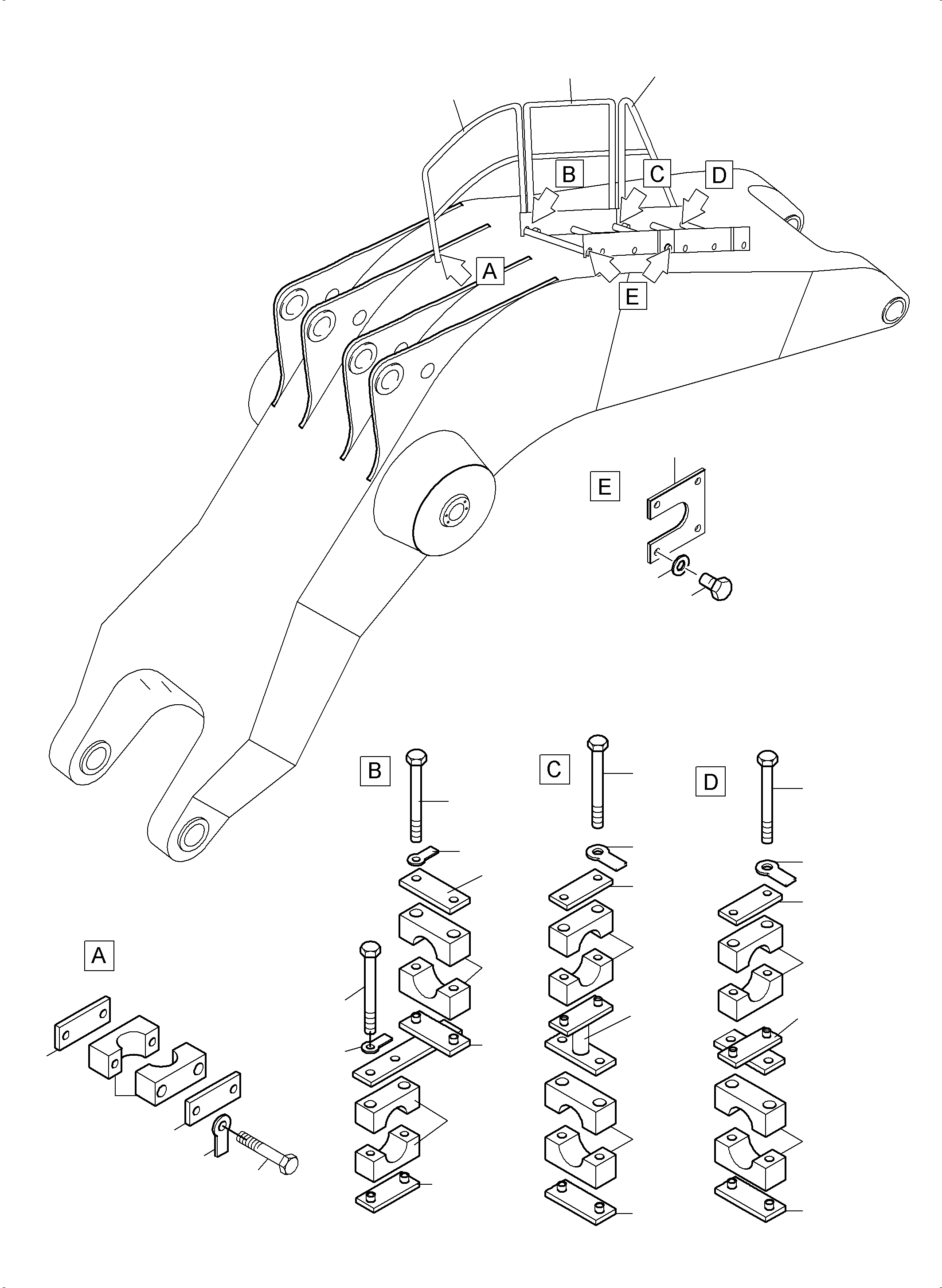 Фиксатор 937 665 40 KOMATSU