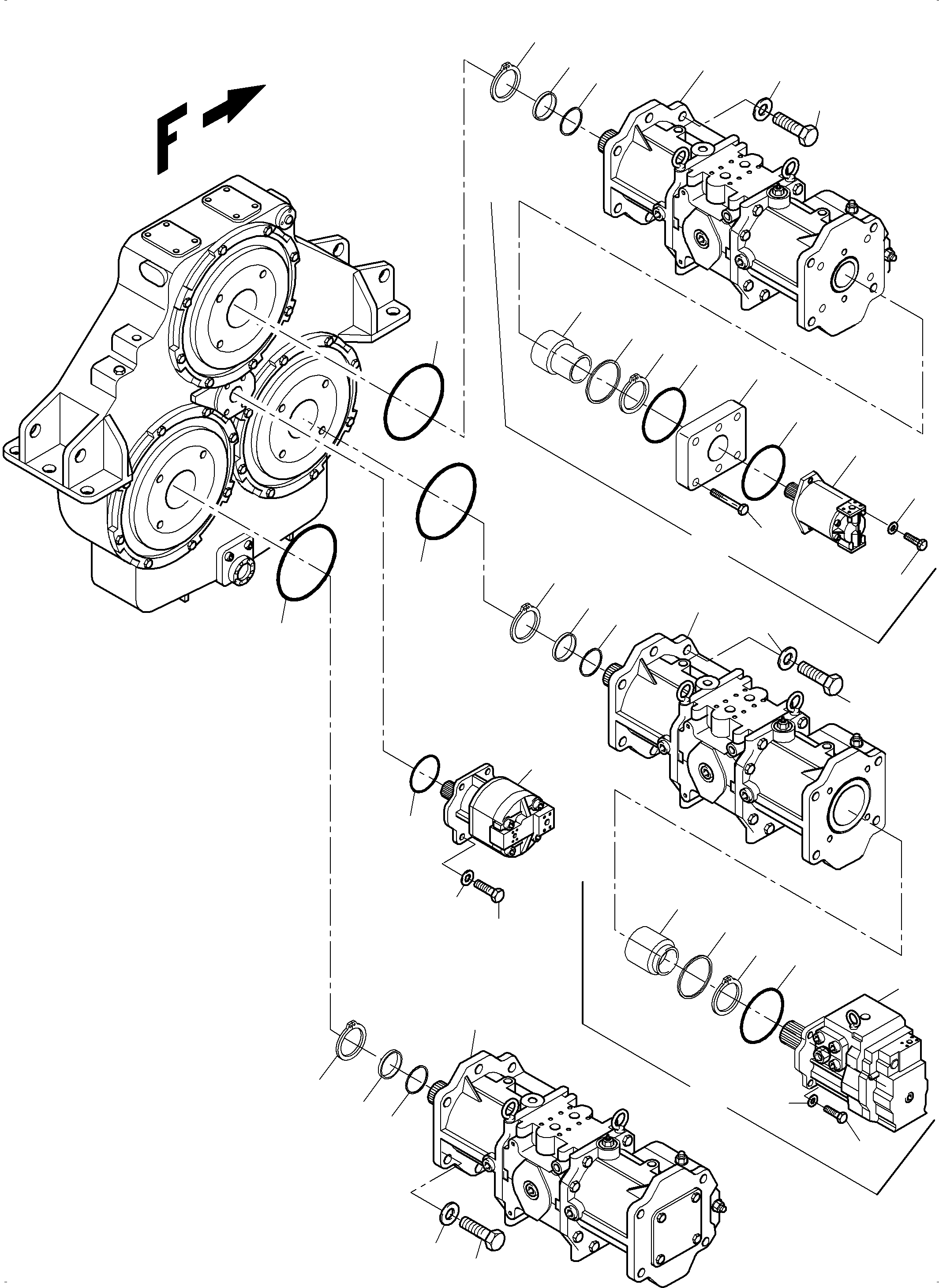 Насос 797 117 73 KOMATSU