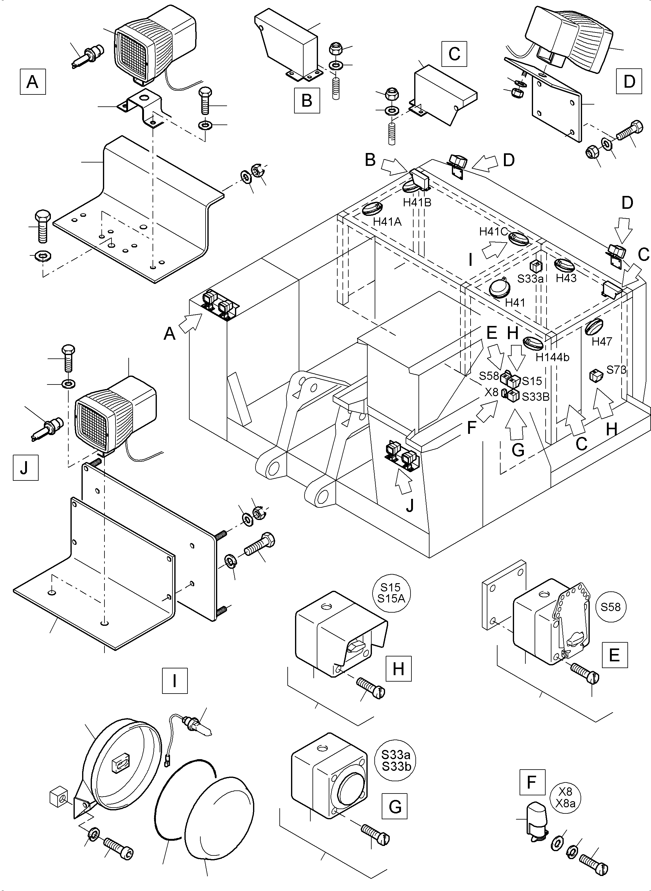 Distributor 907 577 40 KOMATSU