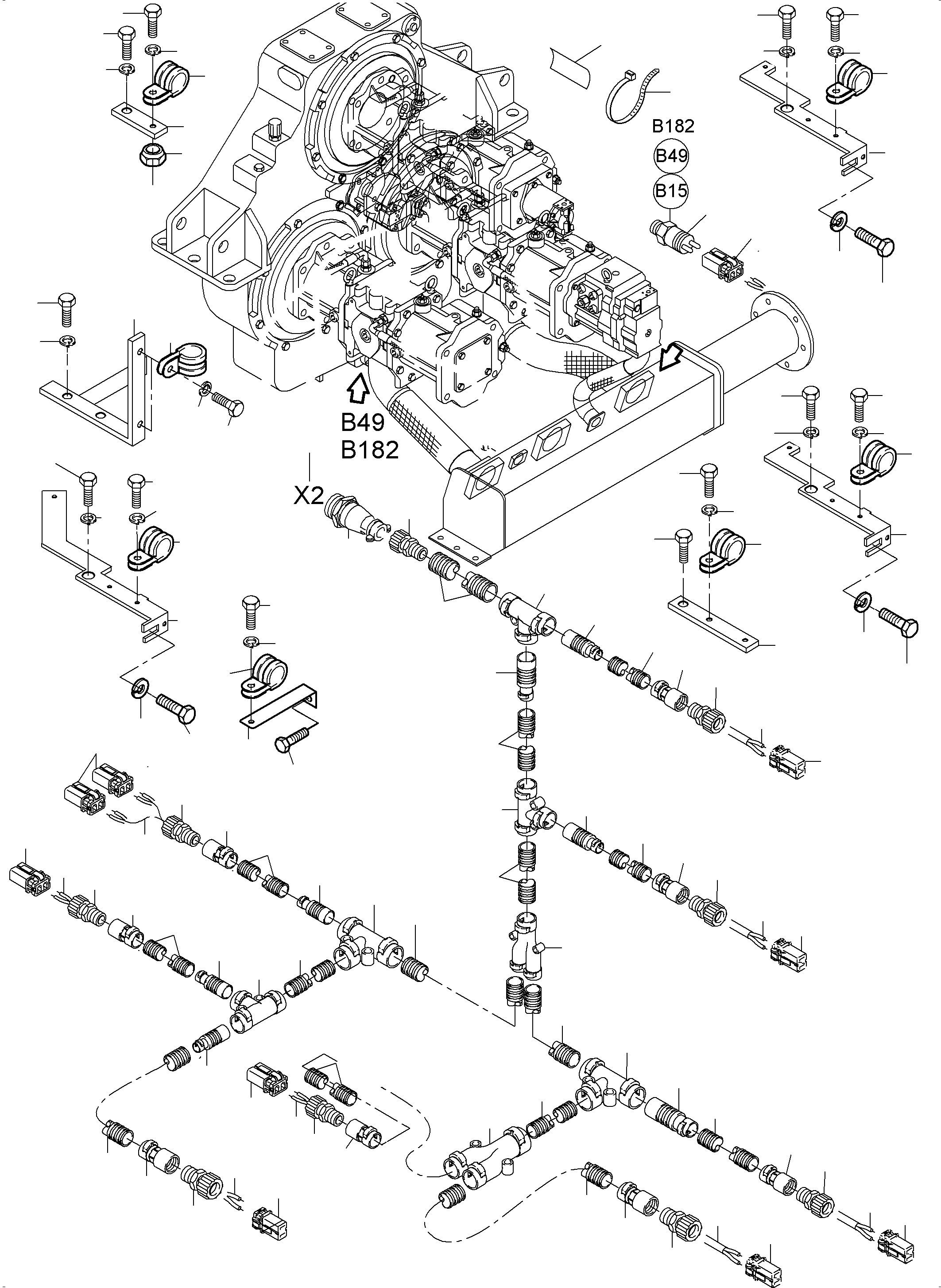 Болт 308 425 99 KOMATSU