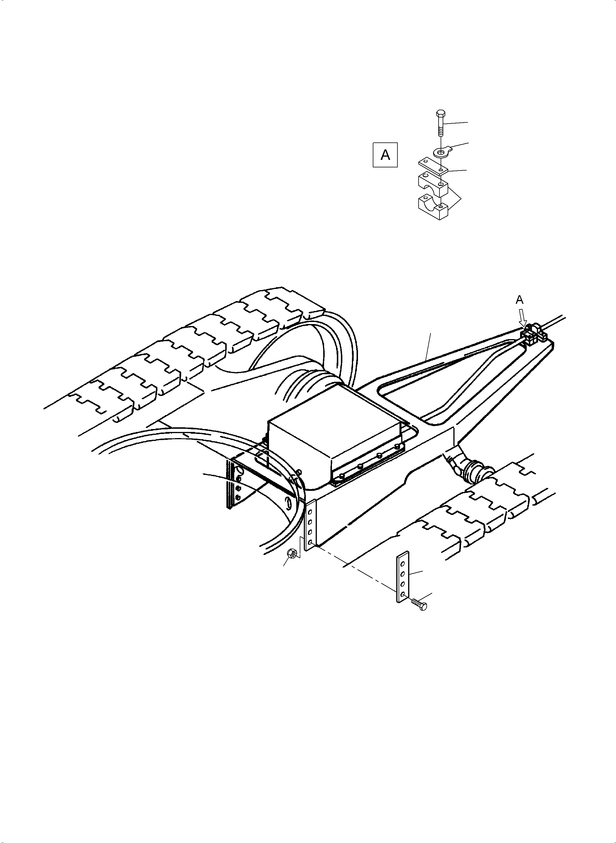 Flange plate 946 601 40 KOMATSU