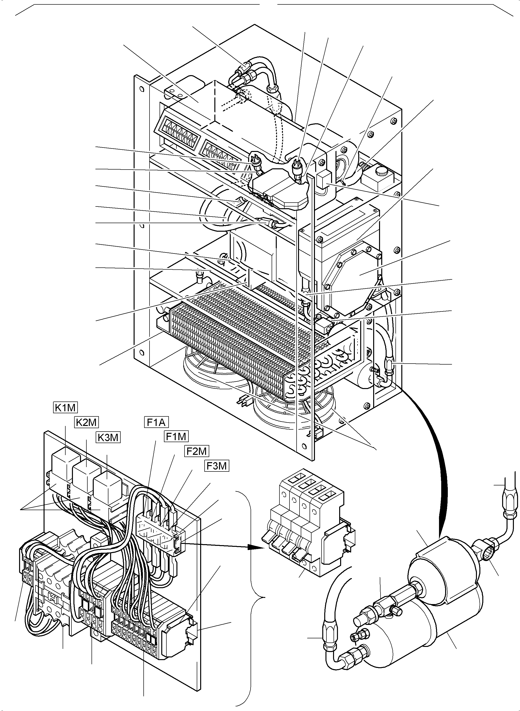 Condenser fan 765 697 73 KOMATSU