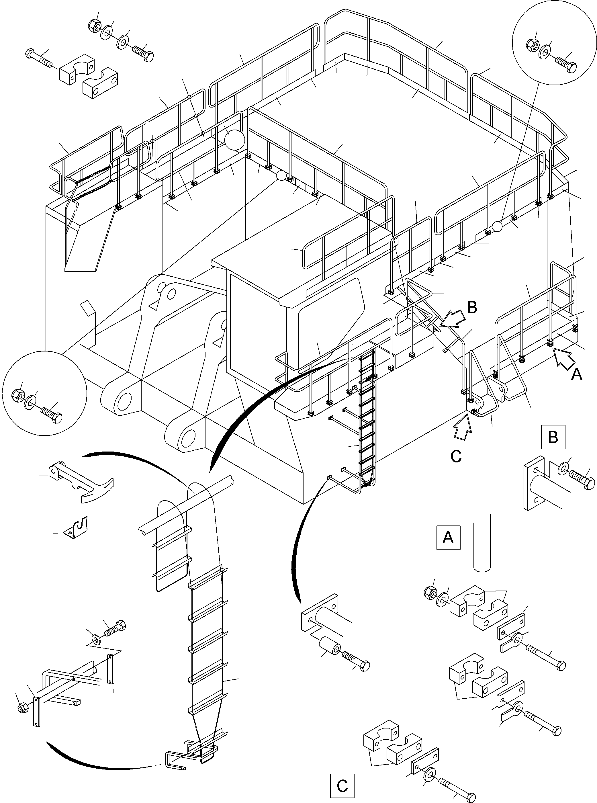 Комплект хомутов 534 056 98 KOMATSU