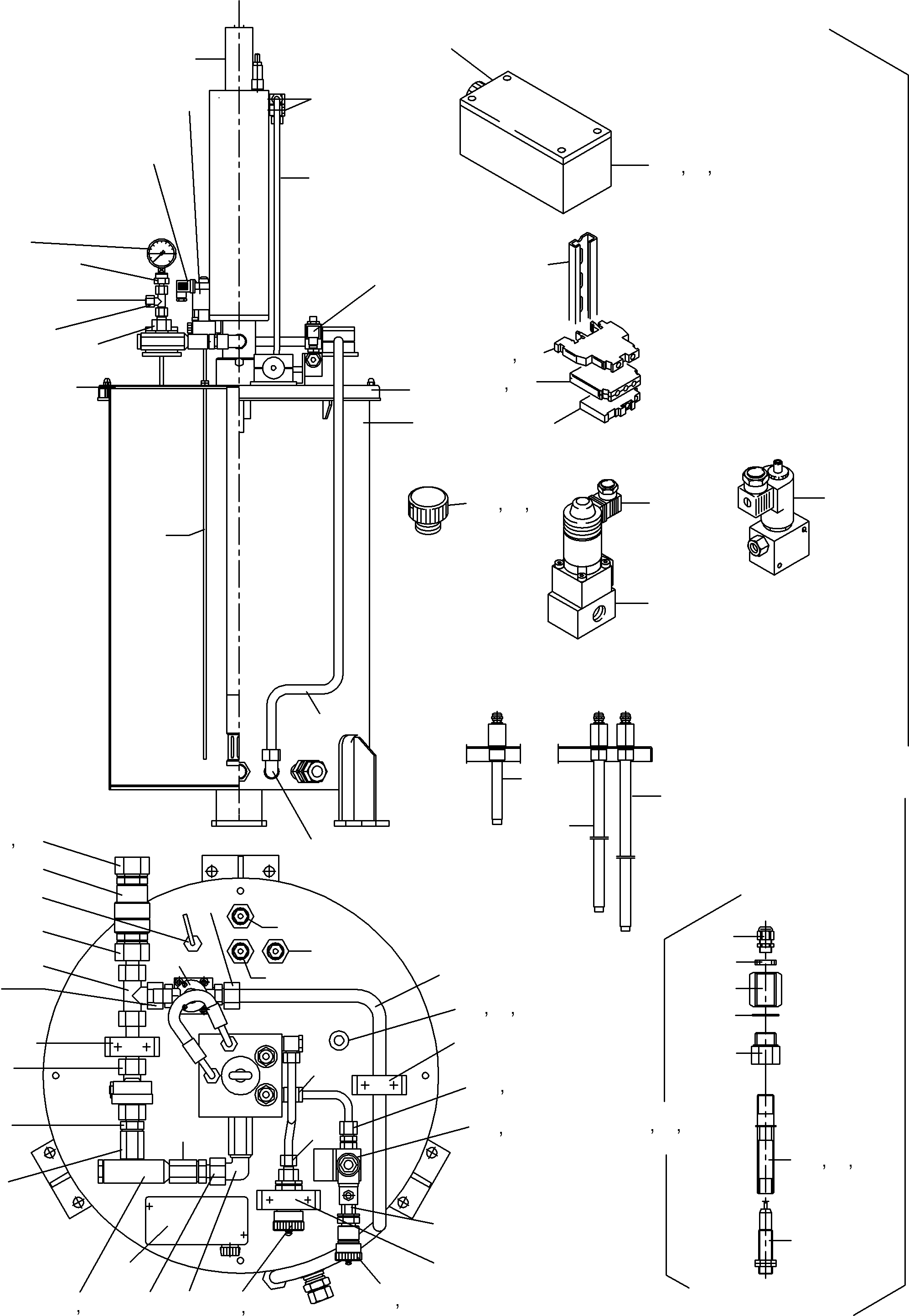 Lube pump station 940 725 40 KOMATSU
