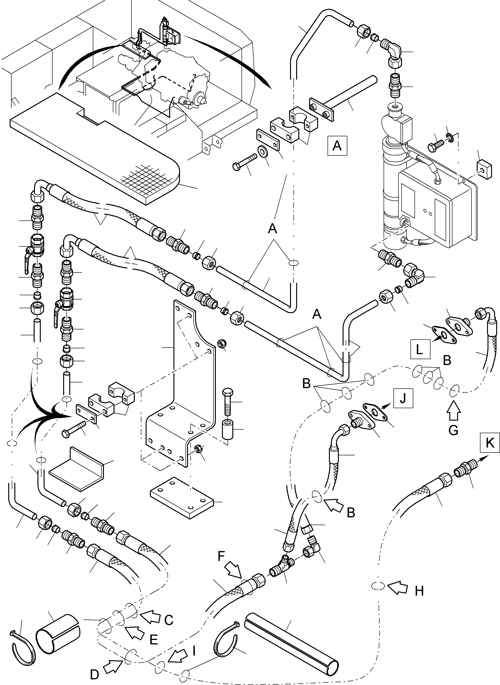 Резьбовой блок 930 563 40 KOMATSU